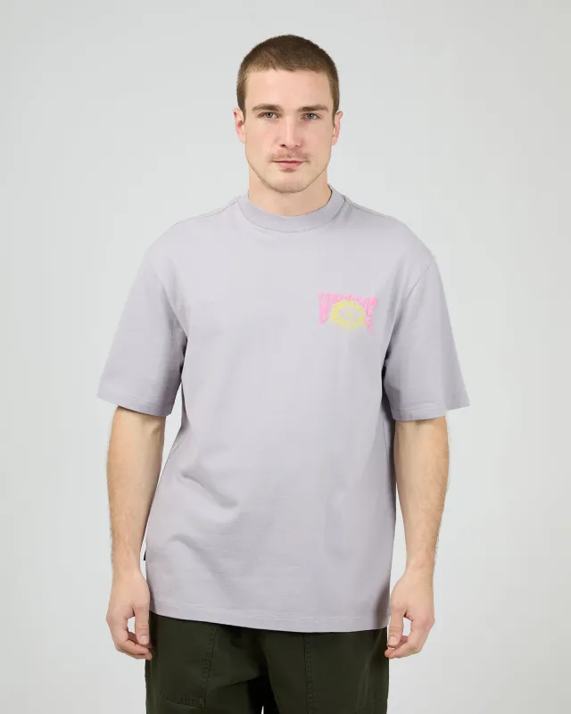 Alchemist Slacker Tee Concrete Purple sold by edge clothing