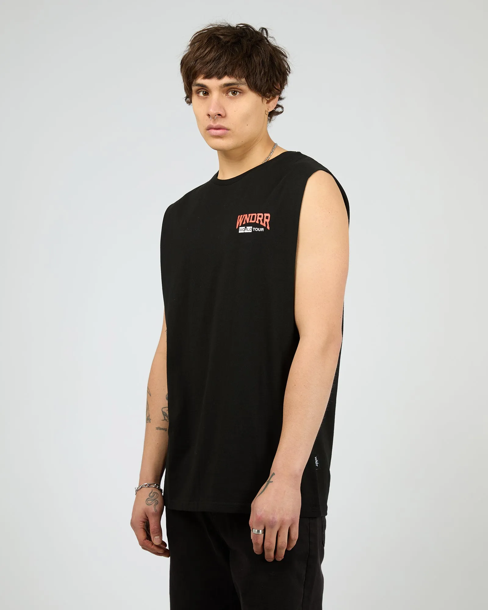 World Tour Muscle Black sold by edge clothing product image thumbnail 4