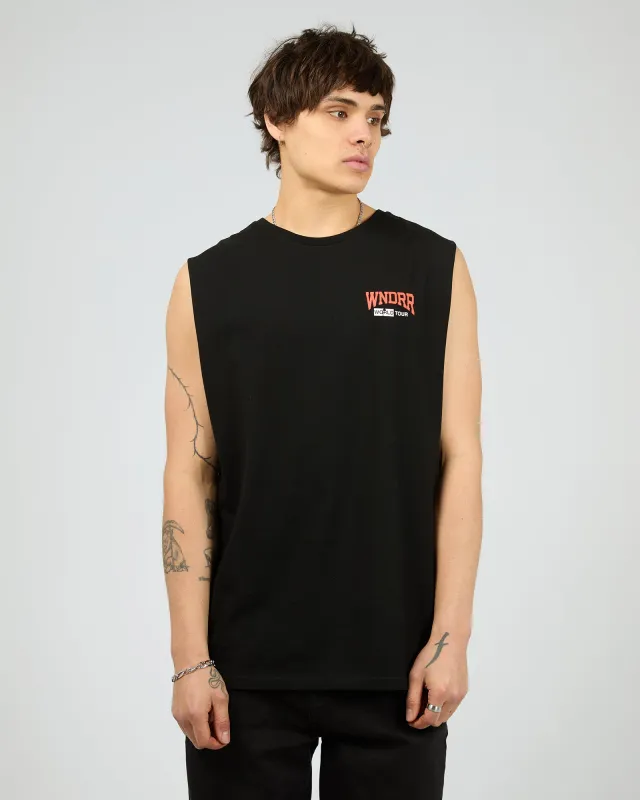 World Tour Muscle Black sold by edge clothing