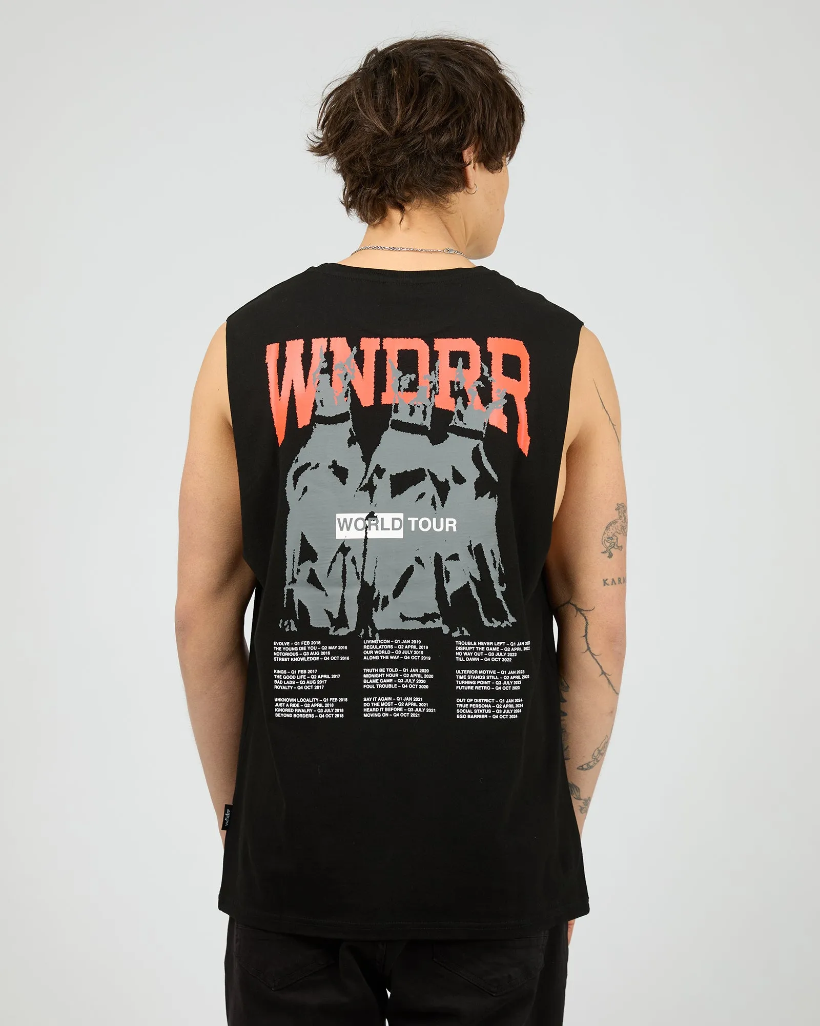 World Tour Muscle Black sold by edge clothing product image thumbnail 3
