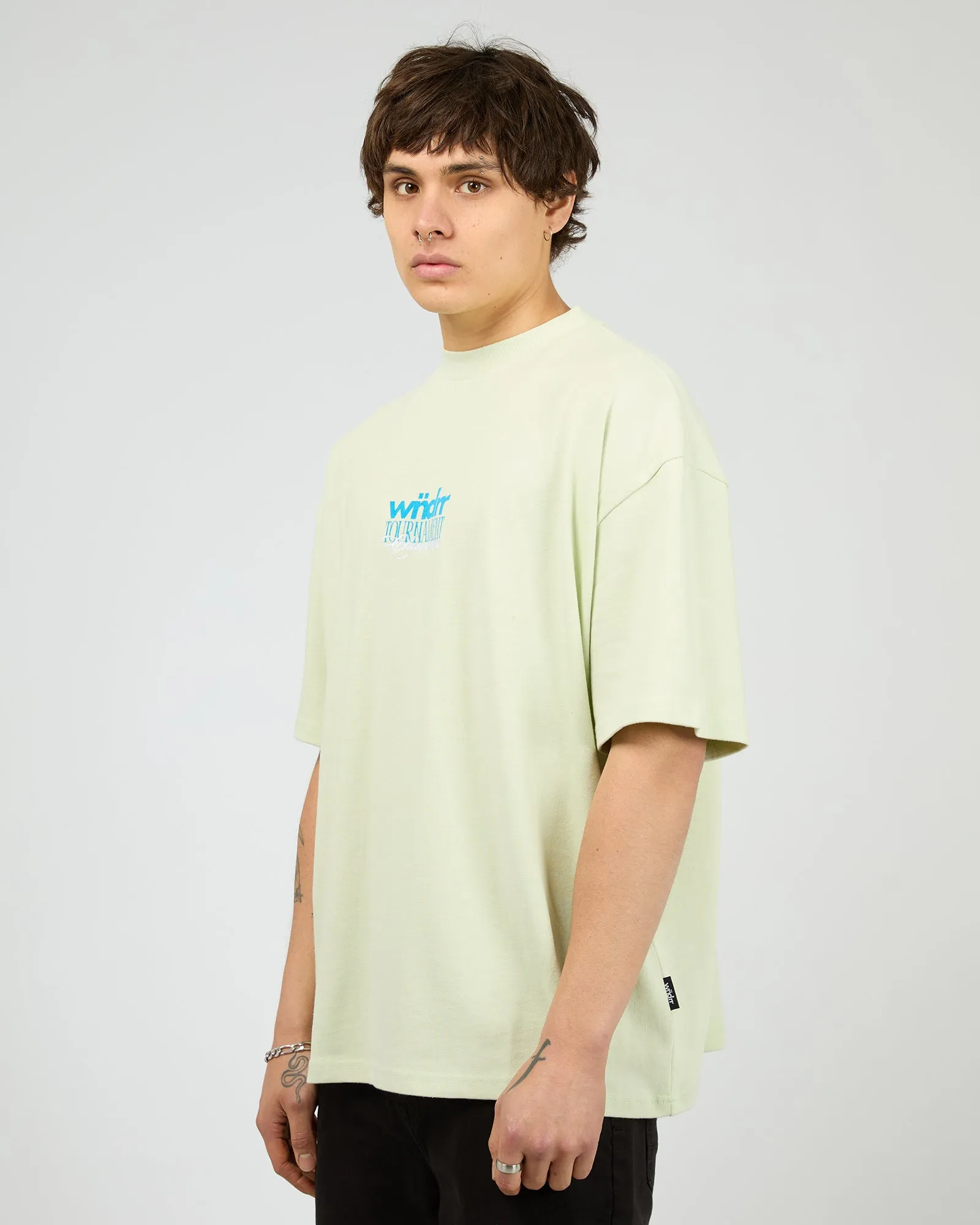 Tournament Heavy Weight Tee Aura Green sold by edge clothing product image thumbnail 4
