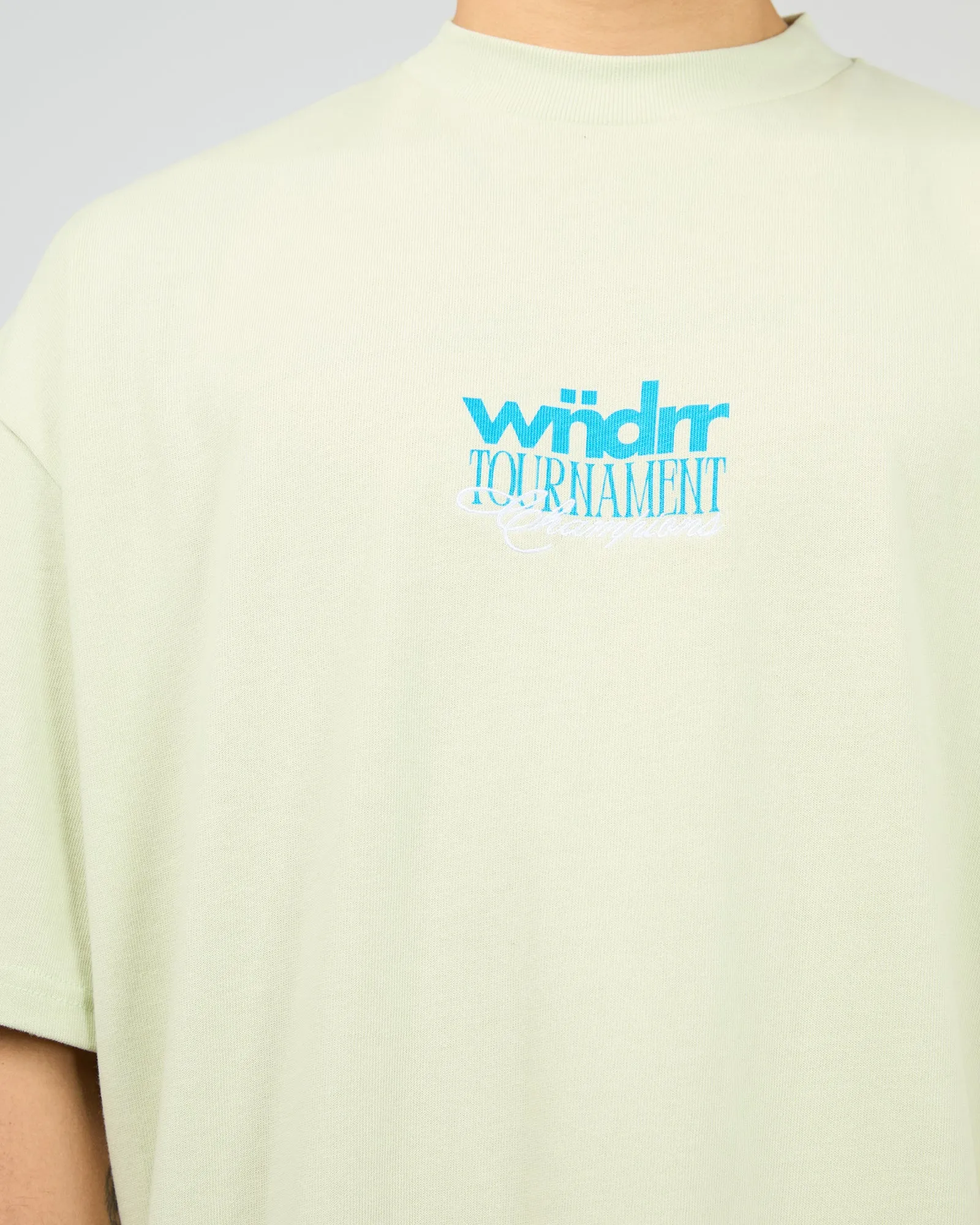 Tournament Heavy Weight Tee Aura Green sold by edge clothing product image thumbnail 5