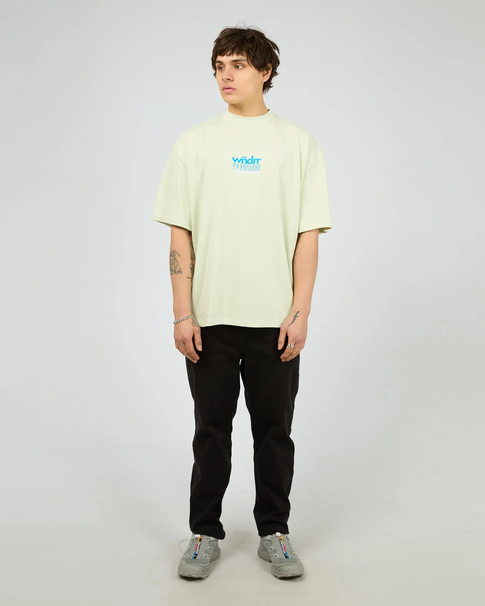 Tournament Heavy Weight Tee Aura Green sold by edge clothing product image thumbnail 2
