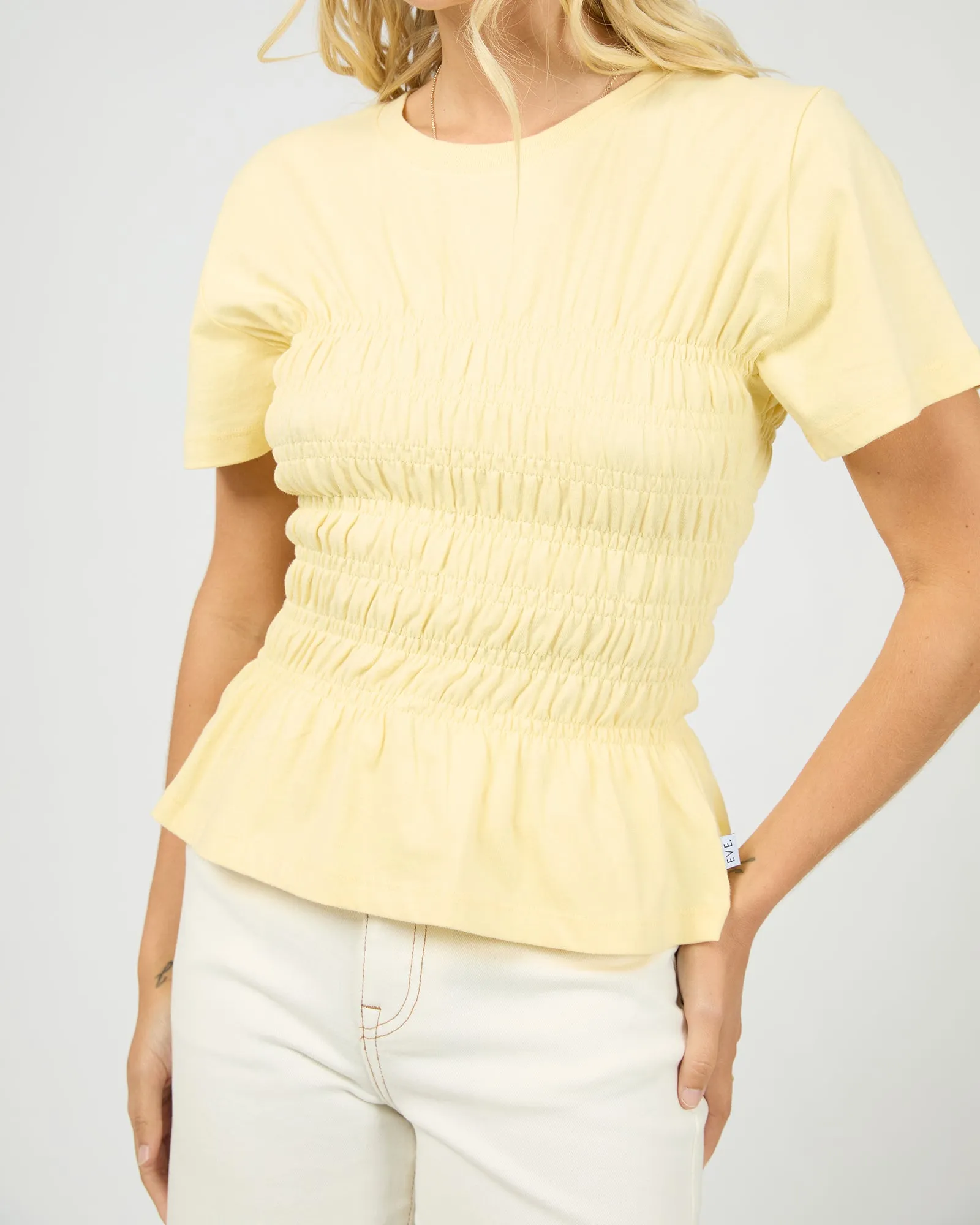 Lipa Ruched Top Yellow sold by edge clothing product image thumbnail 4