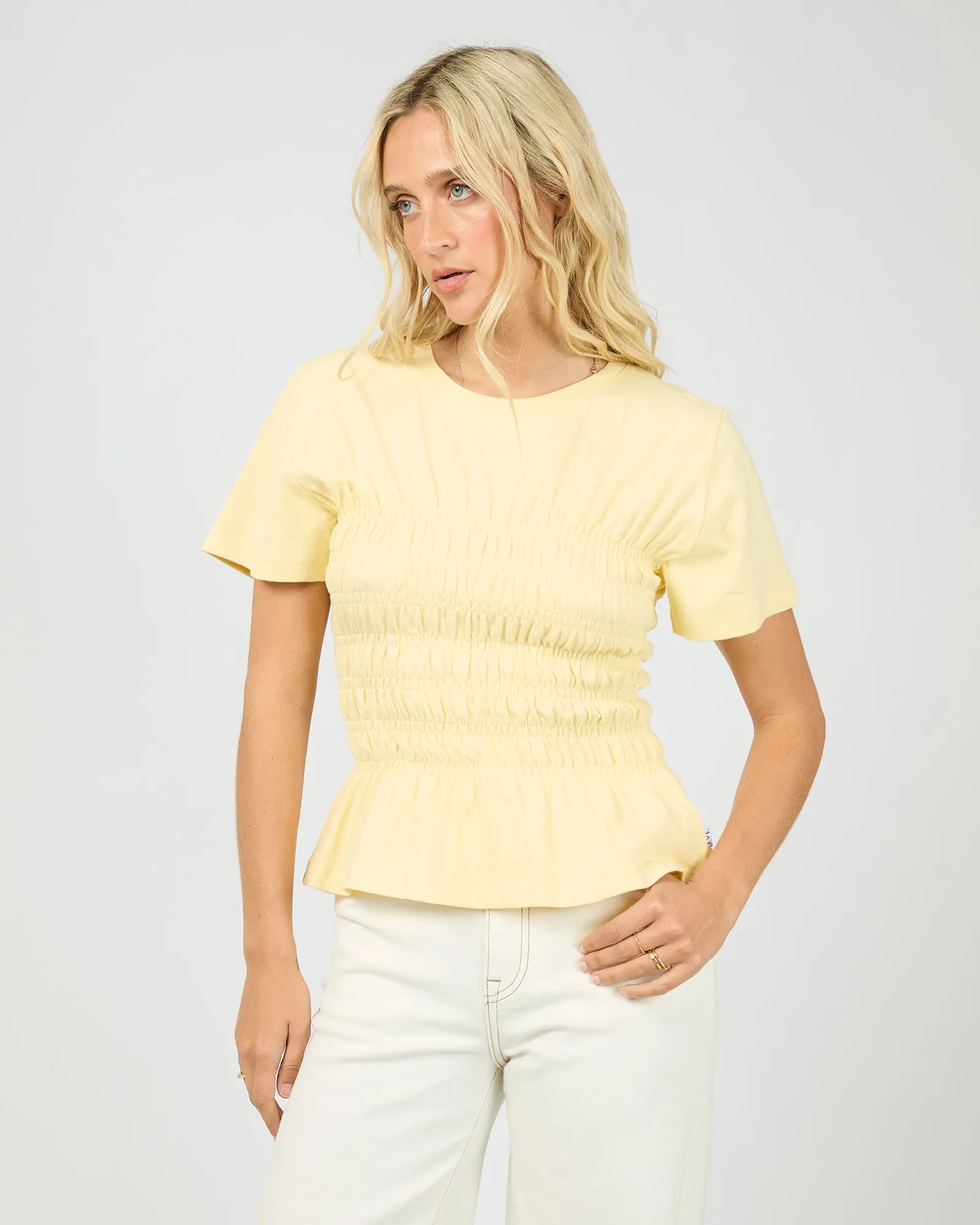Lipa Ruched Top Yellow sold by edge clothing product image thumbnail 5