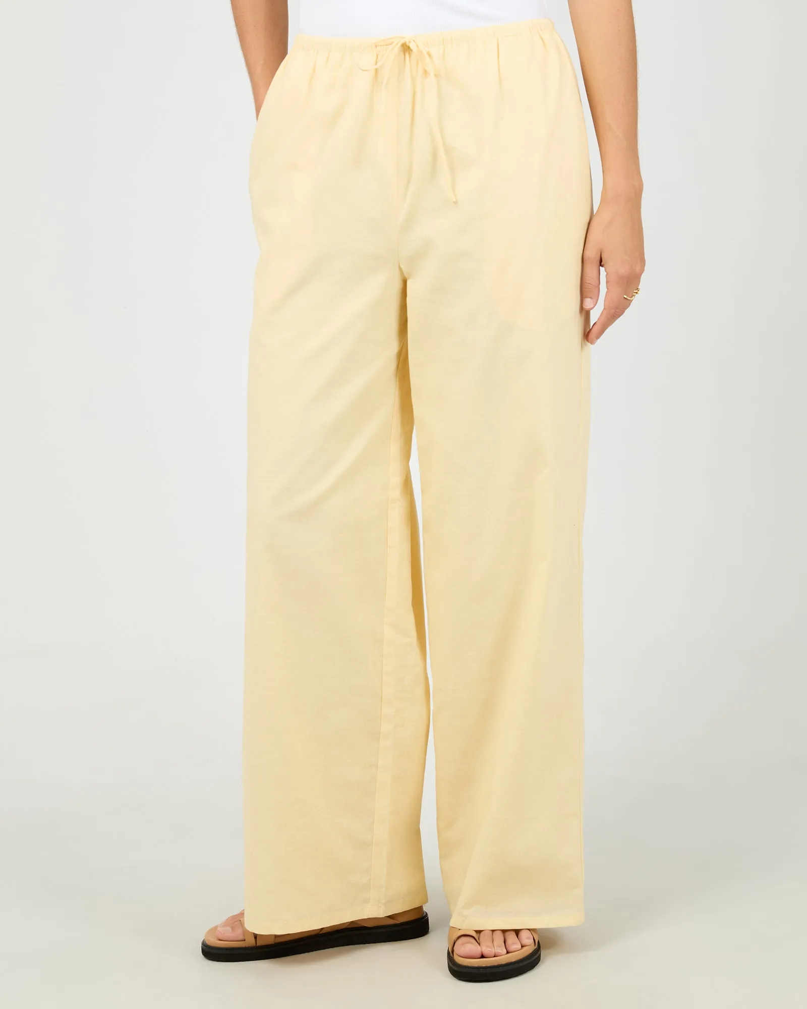 Alessa Drawstring Pant Yellow sold by edge clothing product image thumbnail 5
