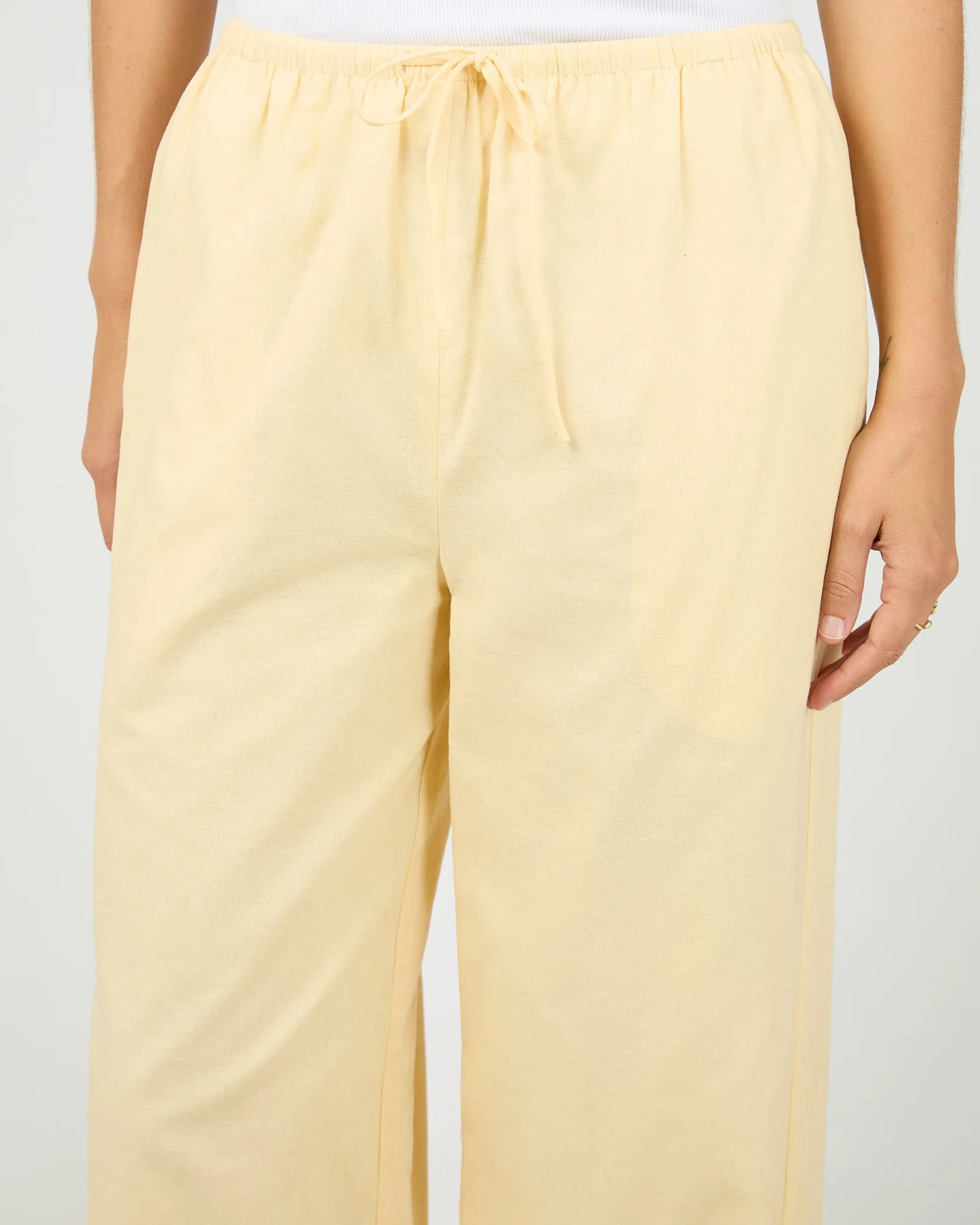 Alessa Drawstring Pant Yellow sold by edge clothing product image thumbnail 4