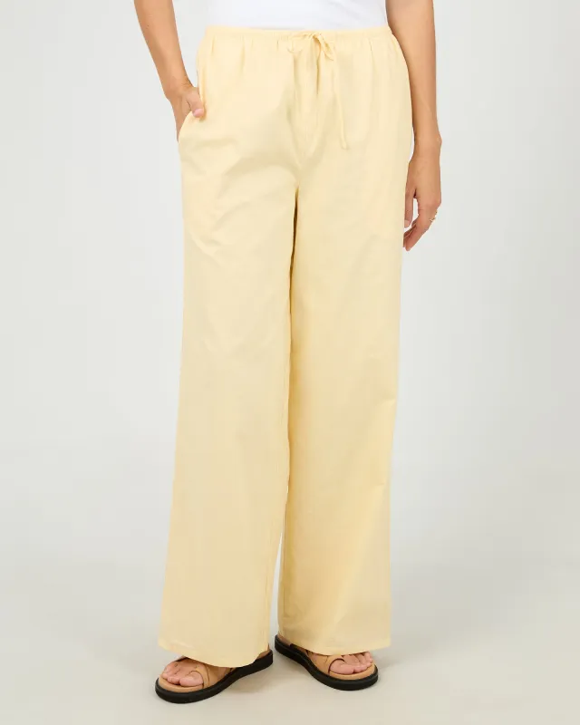 Alessa Drawstring Pant Yellow sold by edge clothing
