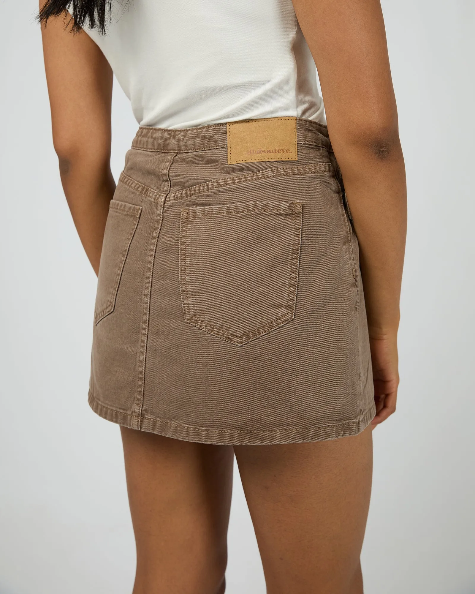 Lenni Mini Skort Cocoa sold by edge clothing product image thumbnail 5