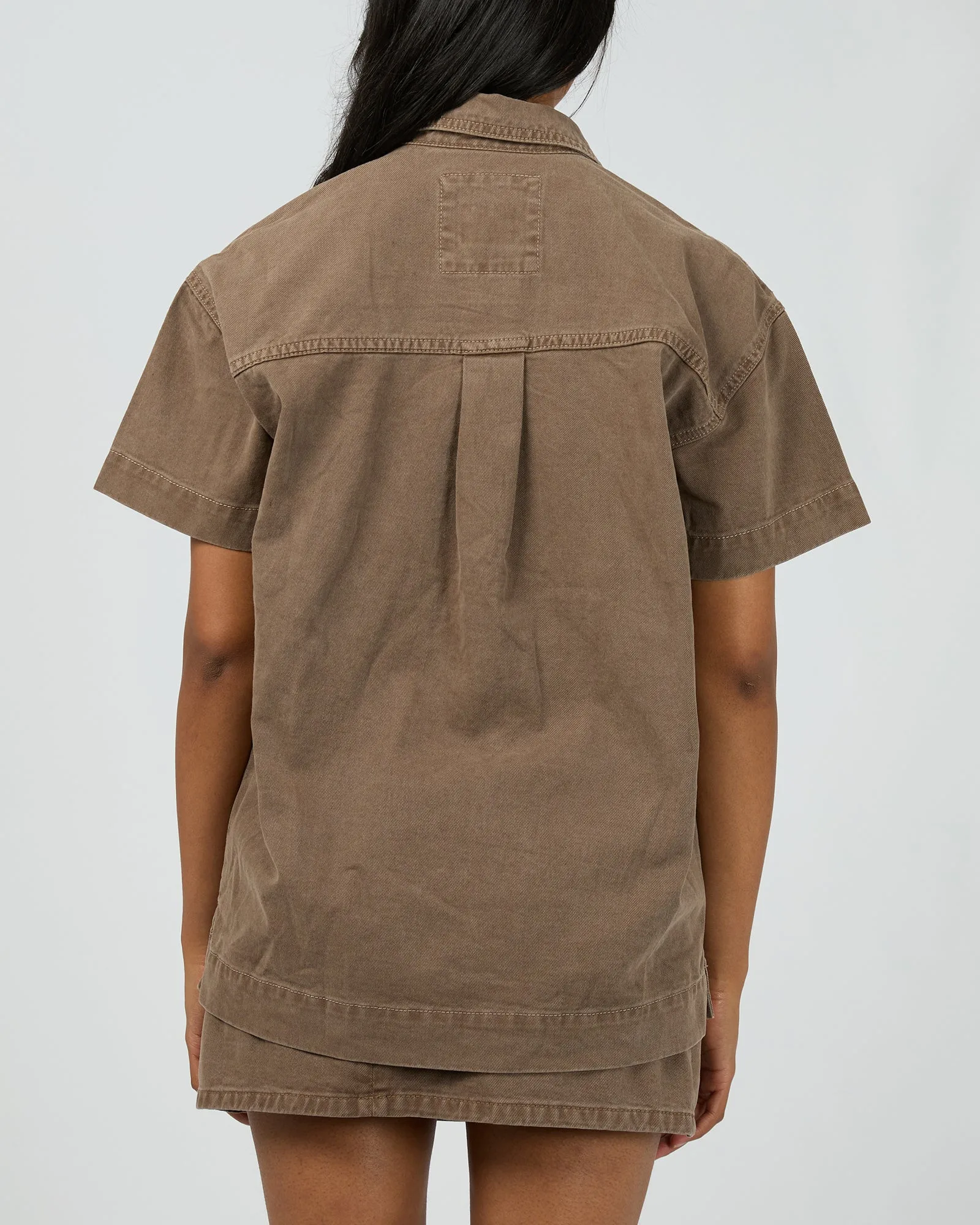 Simi Denim Shirt Cocoa sold by edge clothing product image thumbnail 3
