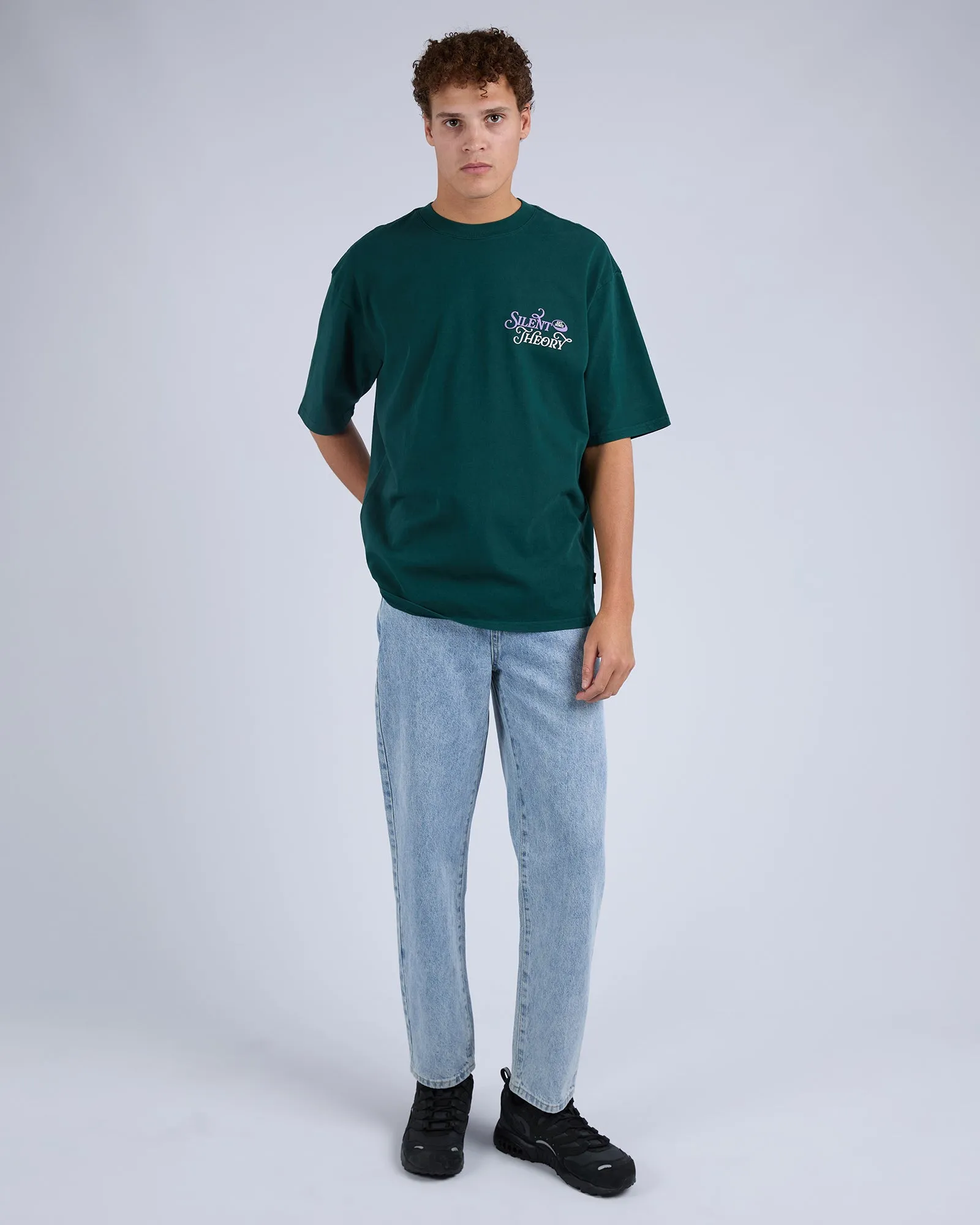 League Box Tee Pine sold by edge clothing product image thumbnail 2