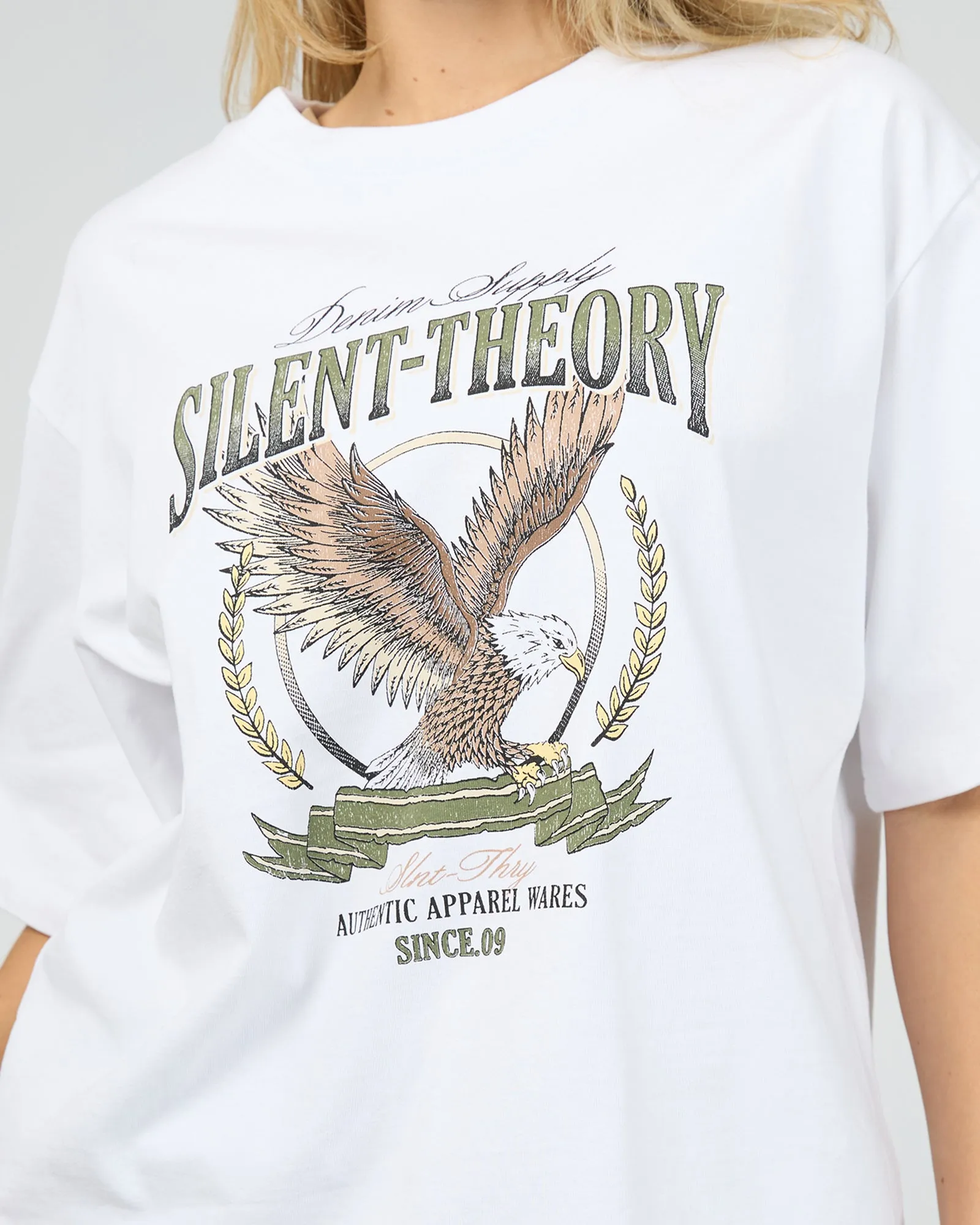 Airborne Tee White sold by edge clothing product image thumbnail 5