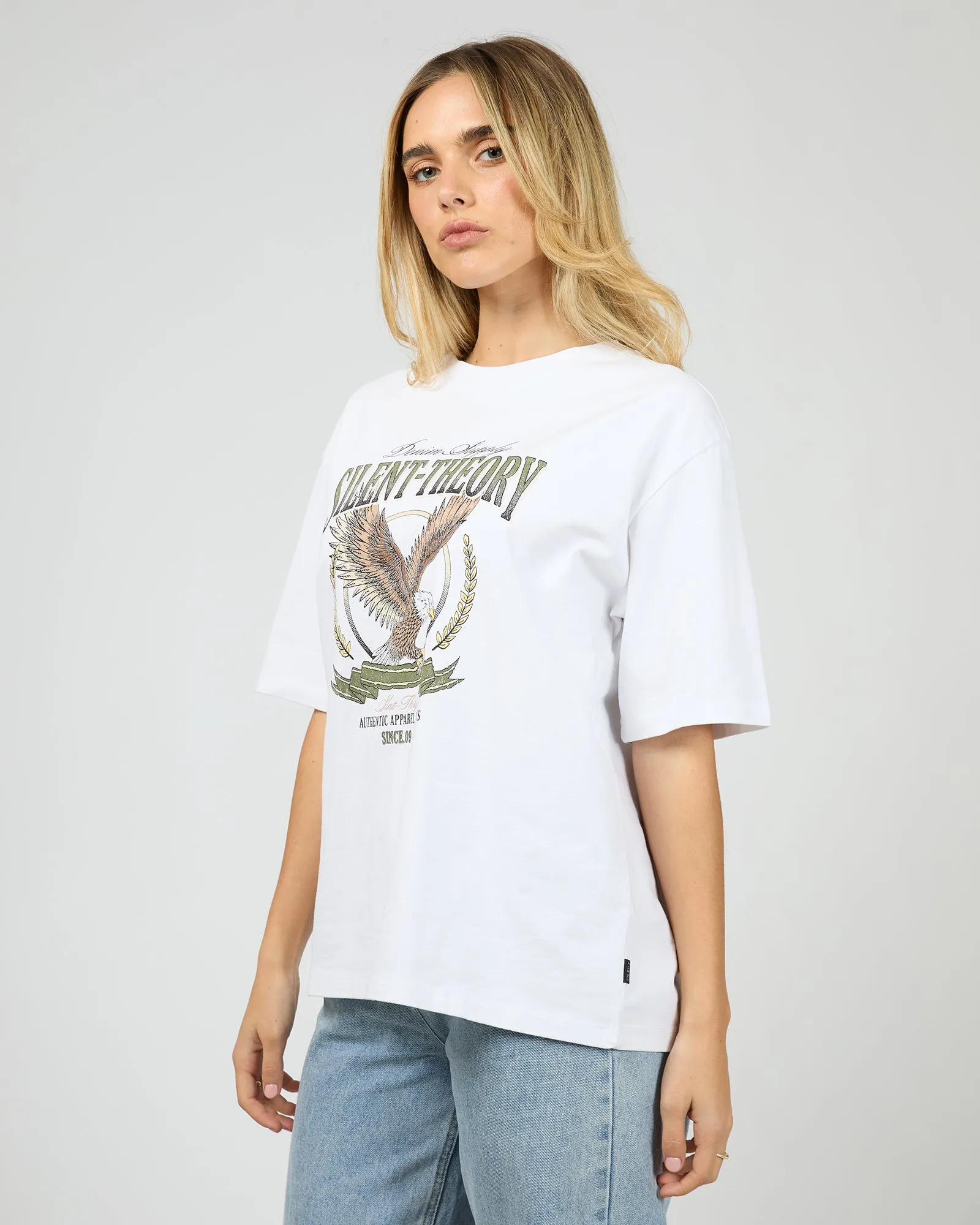 Airborne Tee White sold by edge clothing product image thumbnail 4