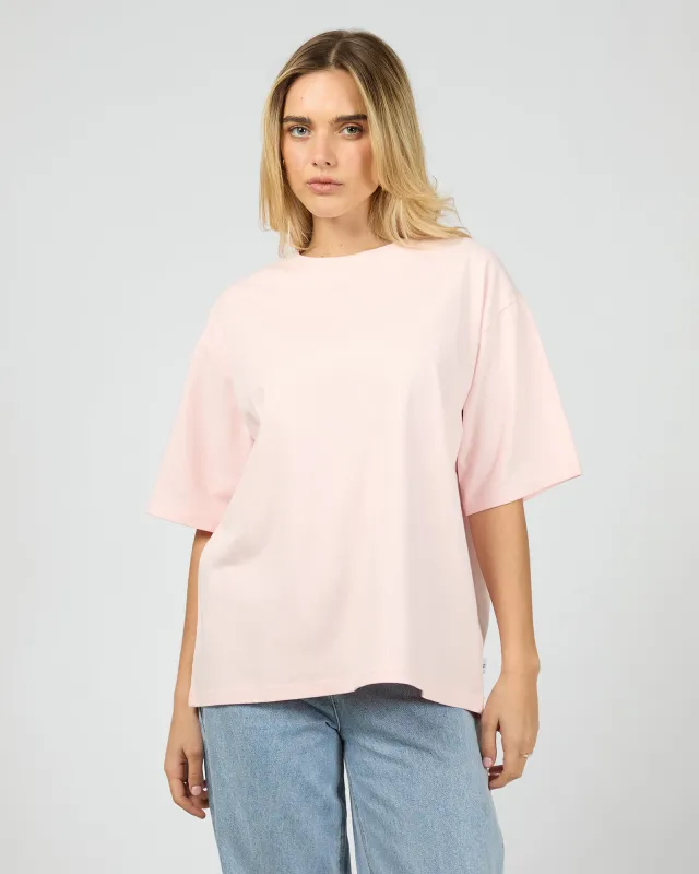 Core Oversized Tee Blush sold by edge clothing