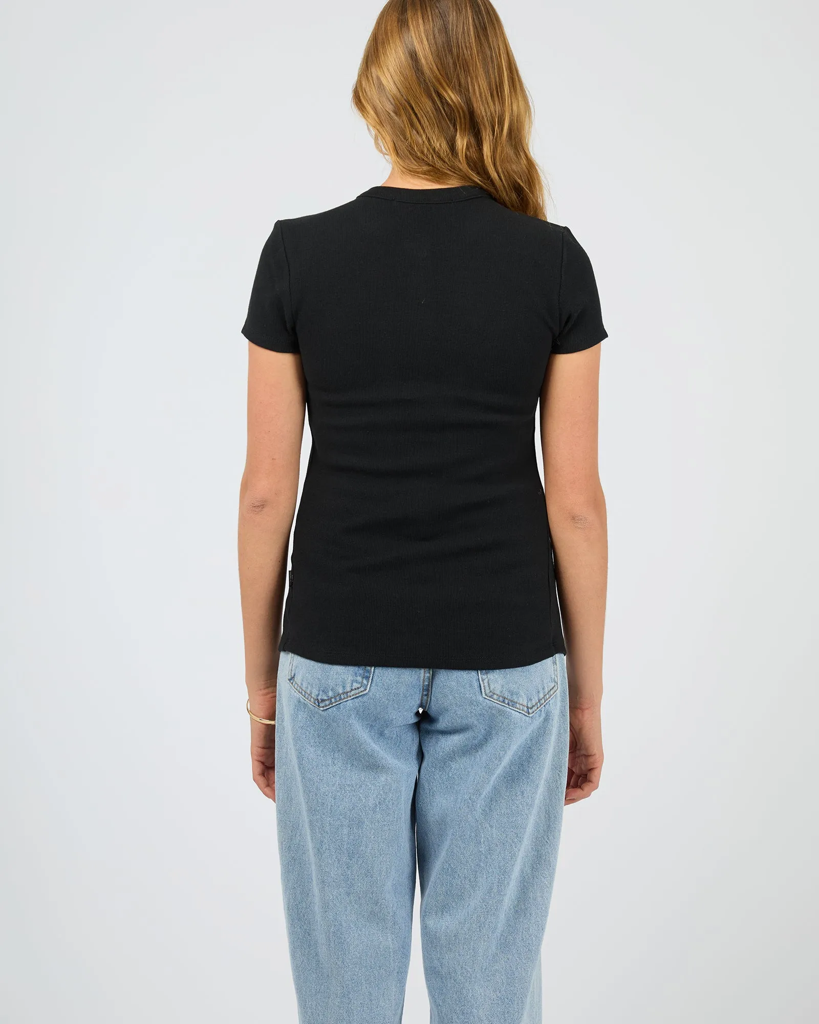 Button Up Short Sleeve Tee Black sold by edge clothing product image thumbnail 3