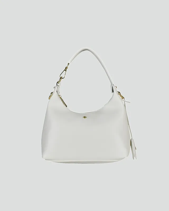 Tabbi Shoulder Bag White sold by edge clothing
