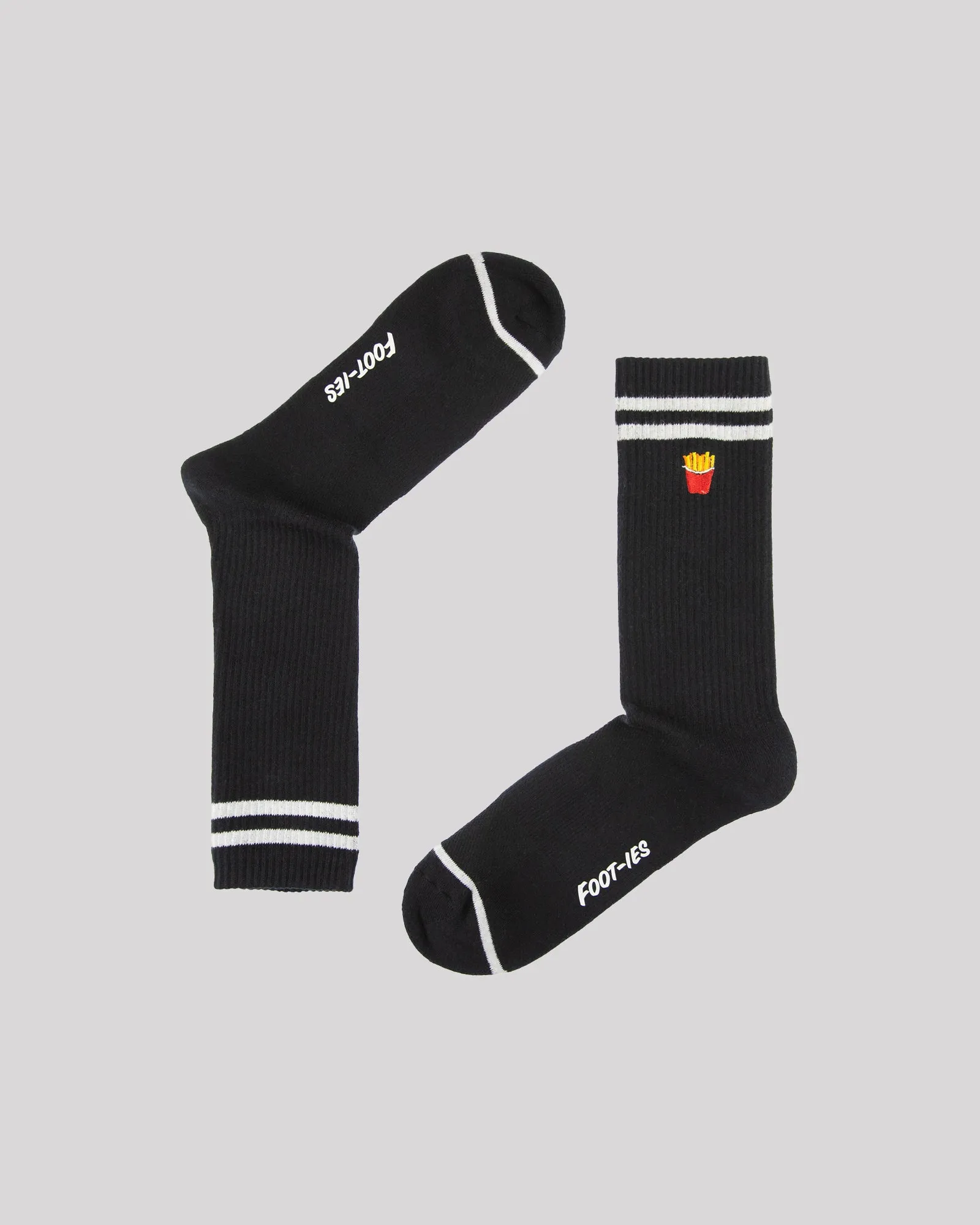 Fast Food Sneaker Sock 2 Pack Black White sold by edge clothing product image thumbnail 4