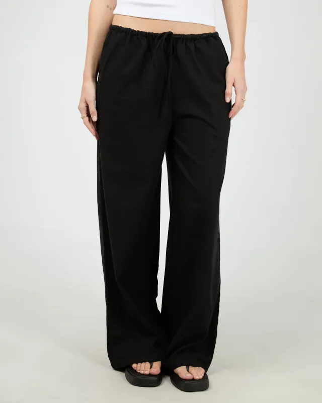 Aae Timeless Drawstring Pant Black sold by edge clothing