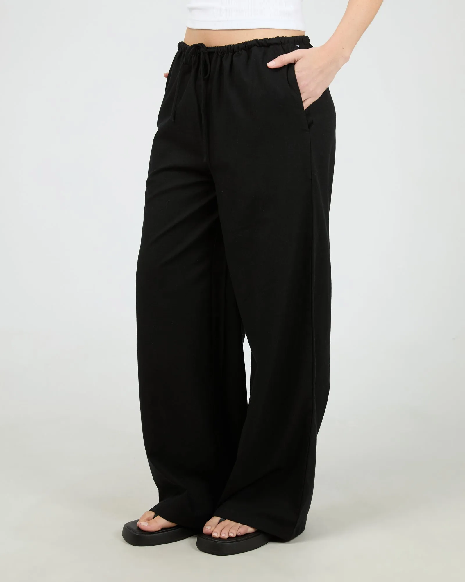 Aae Timeless Drawstring Pant Black sold by edge clothing product image thumbnail 4
