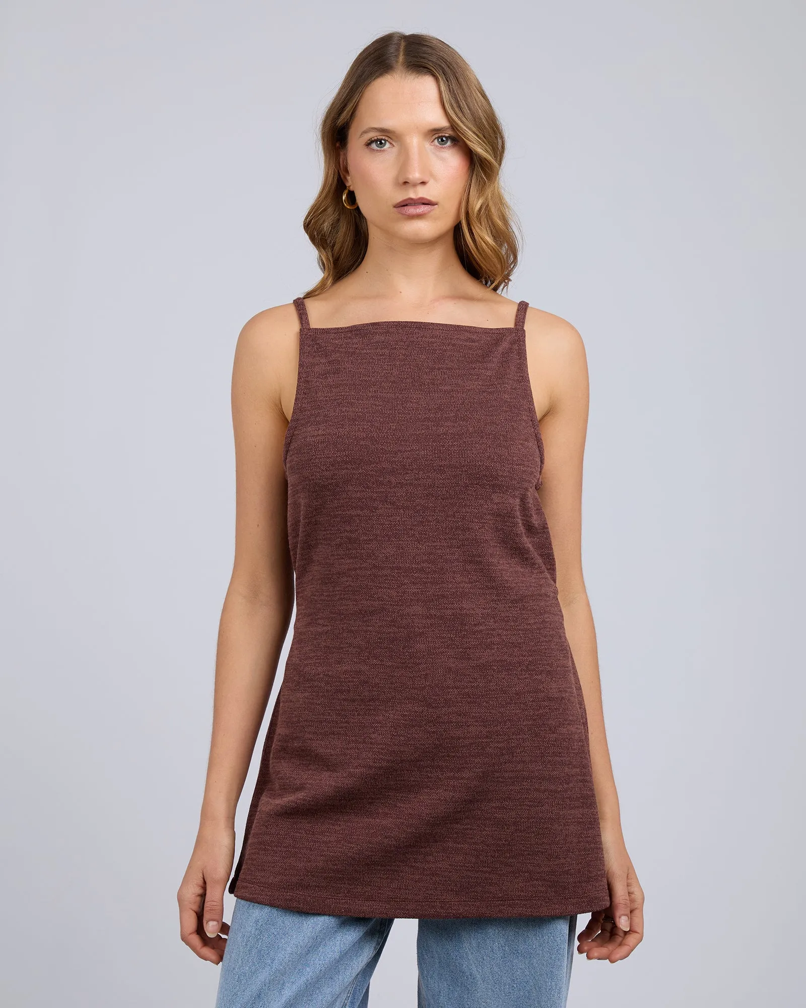 Riviera Top Brown sold by edge clothing