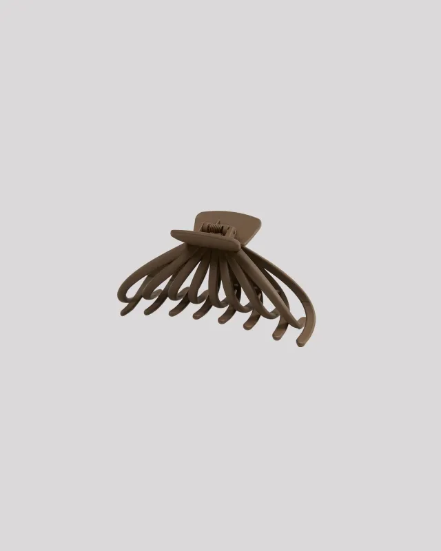 Keeley Hair Clip Taupe made by All About Eve