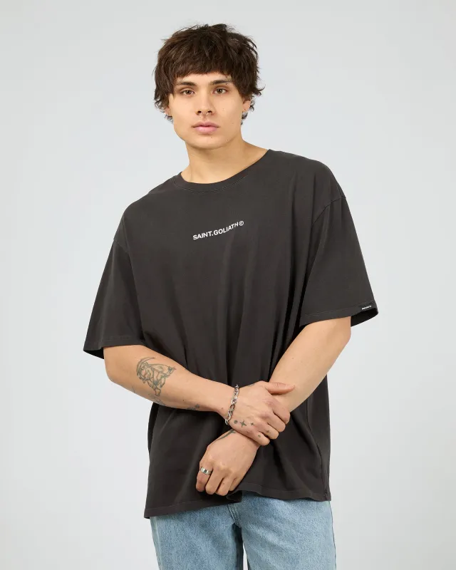 Id Tee Washed Black sold by edge clothing