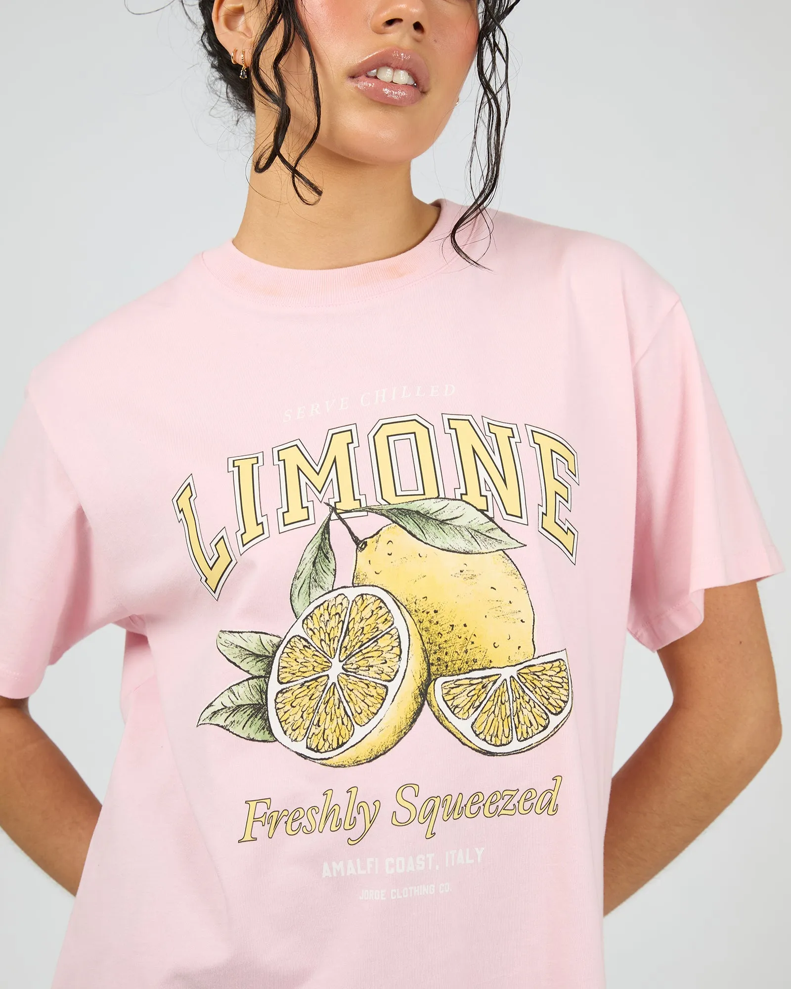 Limone Tee Pink sold by edge clothing product image thumbnail 4