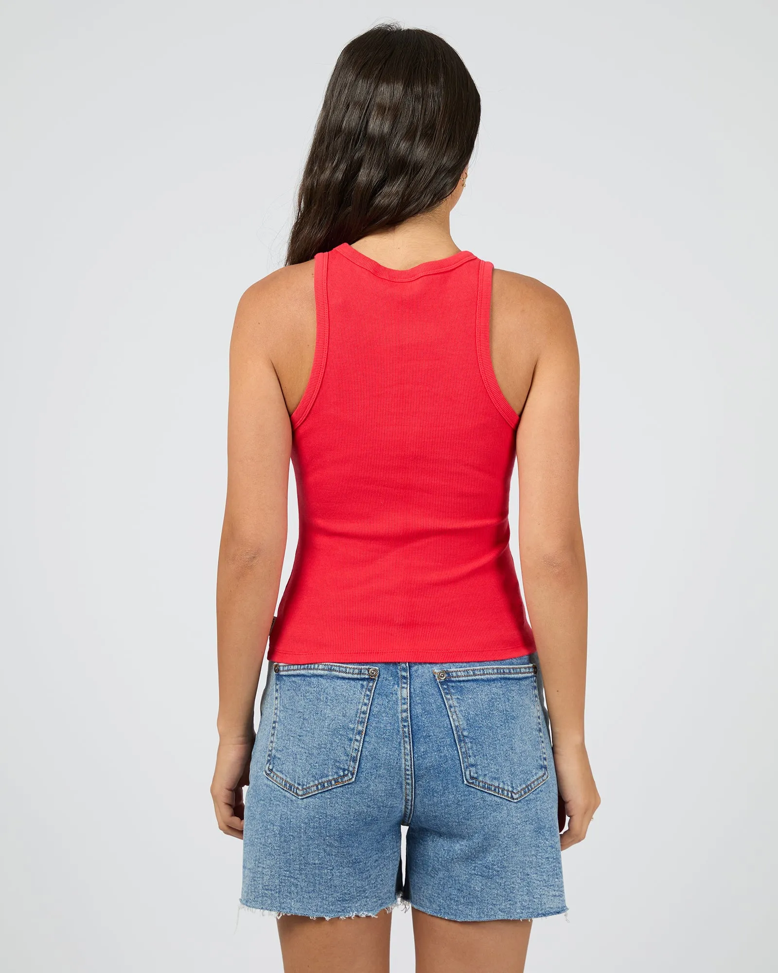 Notice Recycled Rib Singlet Tomato sold by edge clothing product image thumbnail 3