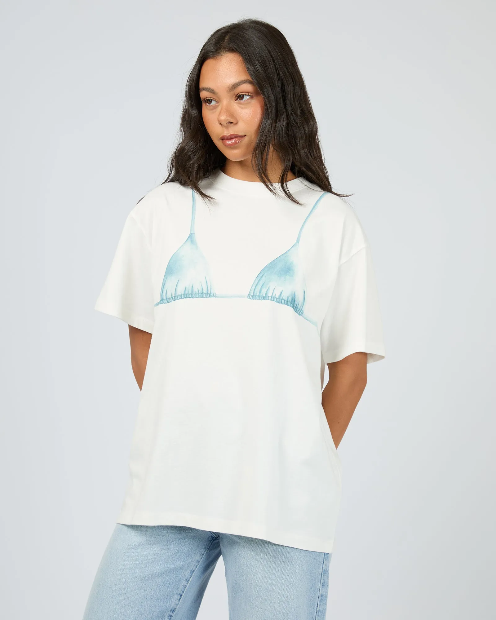 Bikini Graphic Tee Vintage White sold by edge clothing product image thumbnail 4