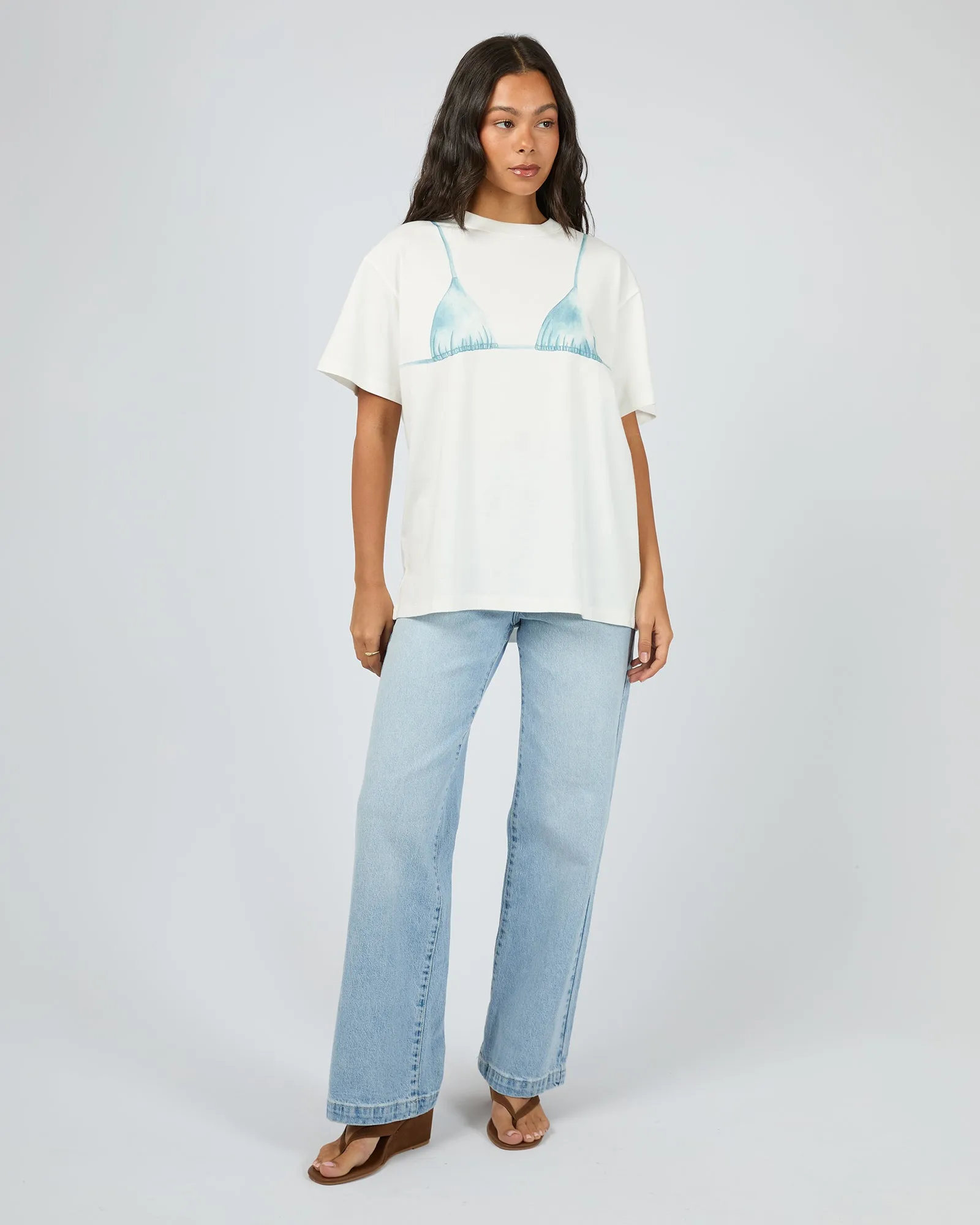 Bikini Graphic Tee Vintage White sold by edge clothing product image thumbnail 2