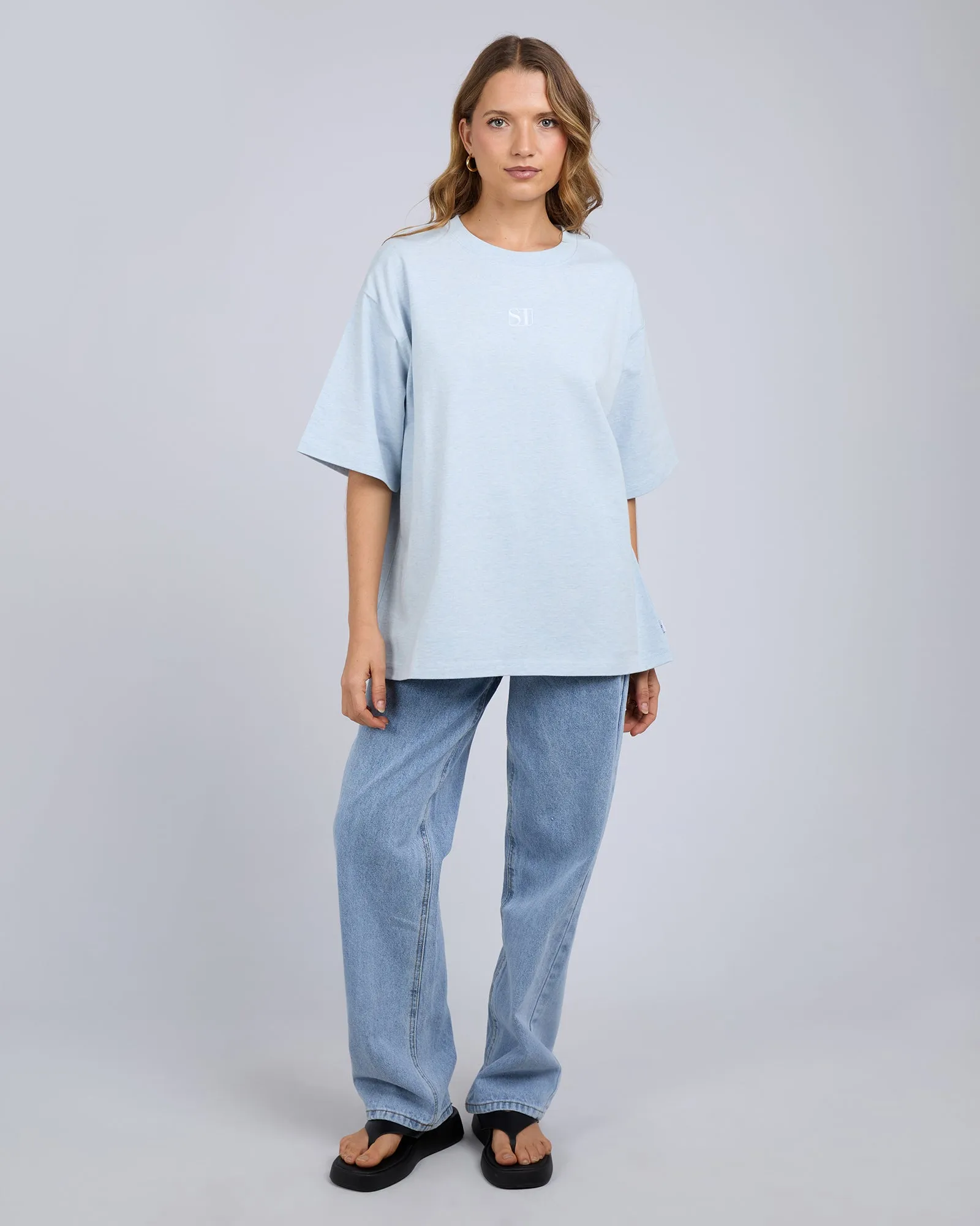 Silent Luxe Tee Blue sold by edge clothing product image thumbnail 2