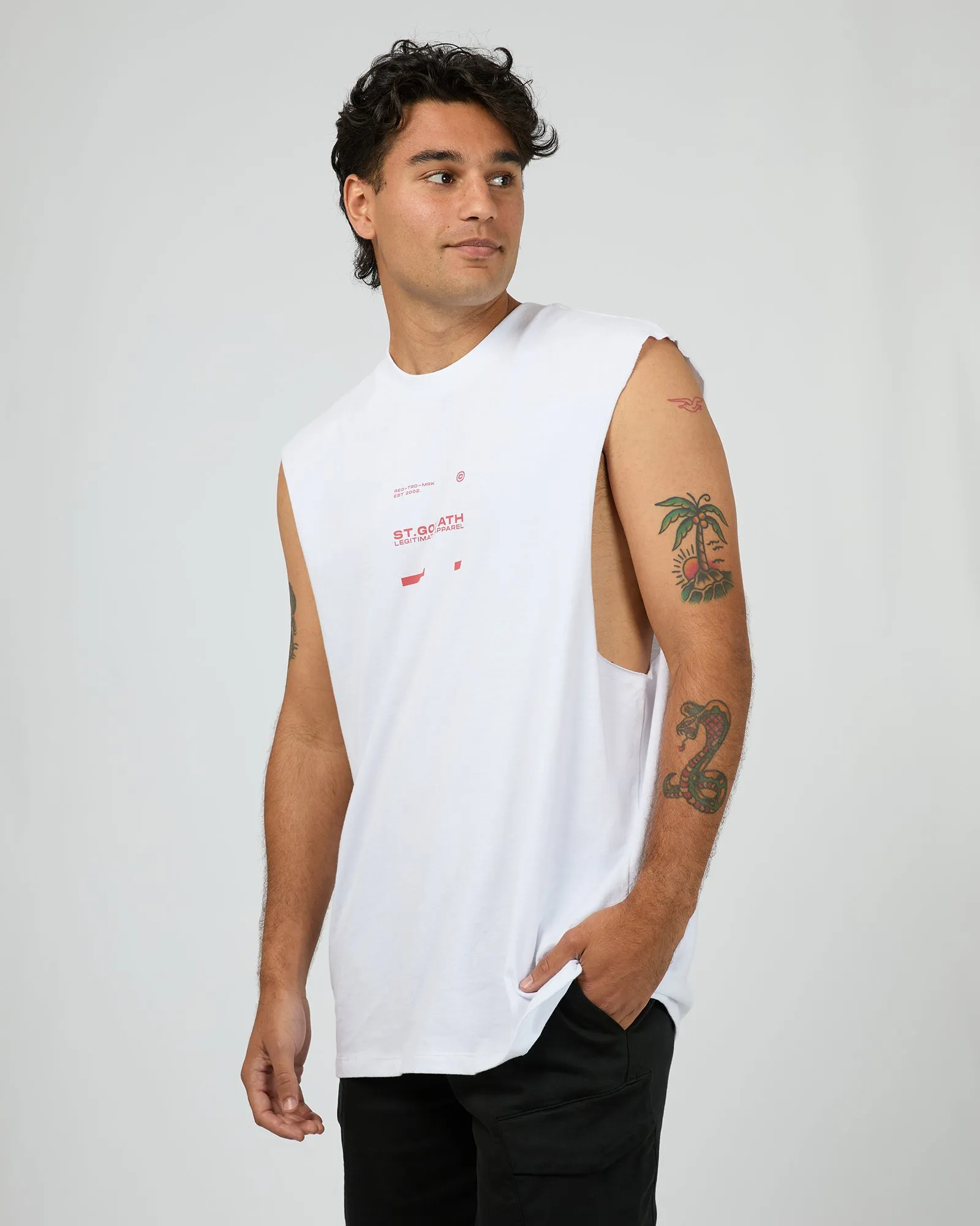 Code Muscle White sold by edge clothing product image thumbnail 4