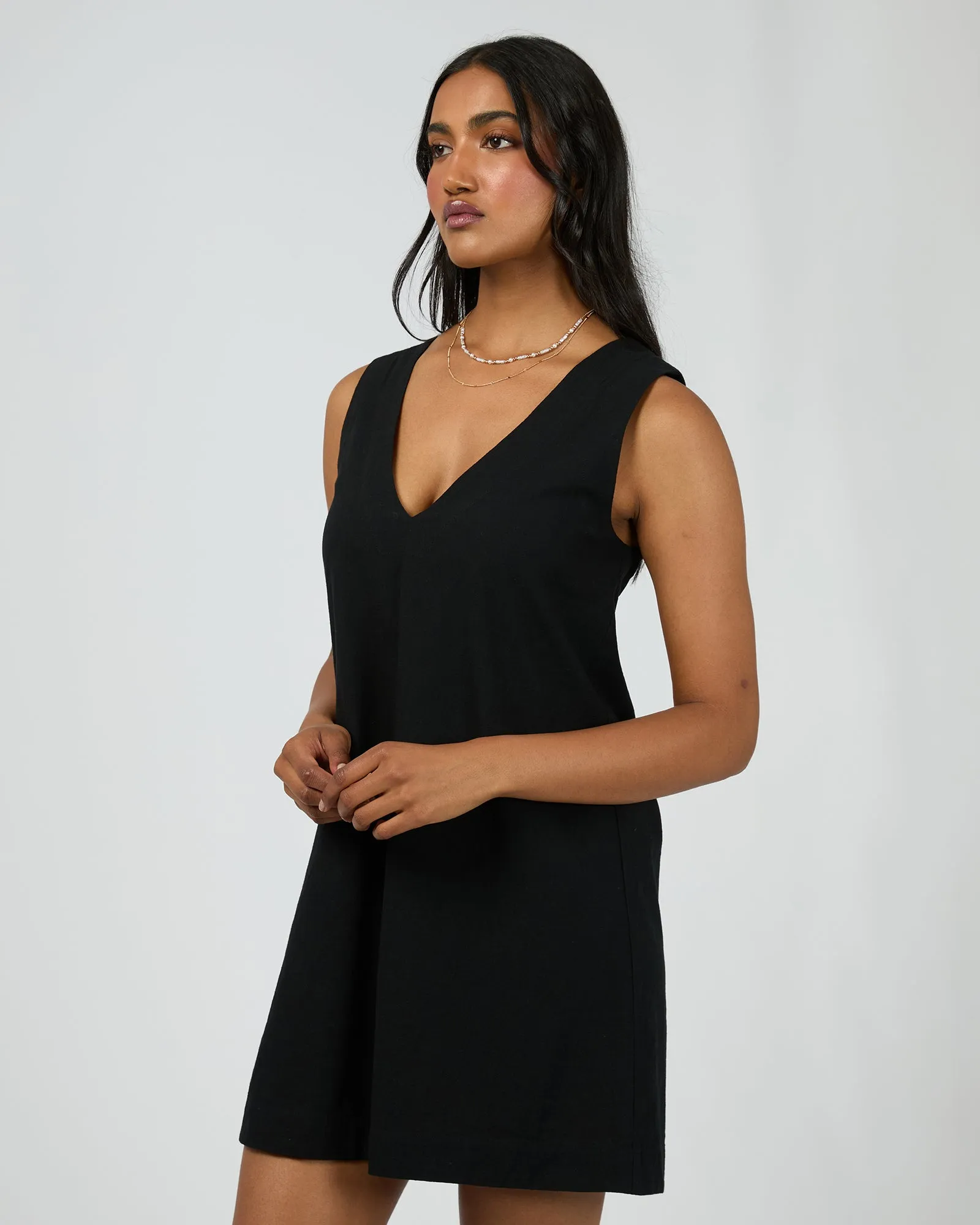 Essential Mini Dress Black sold by edge clothing product image thumbnail 4