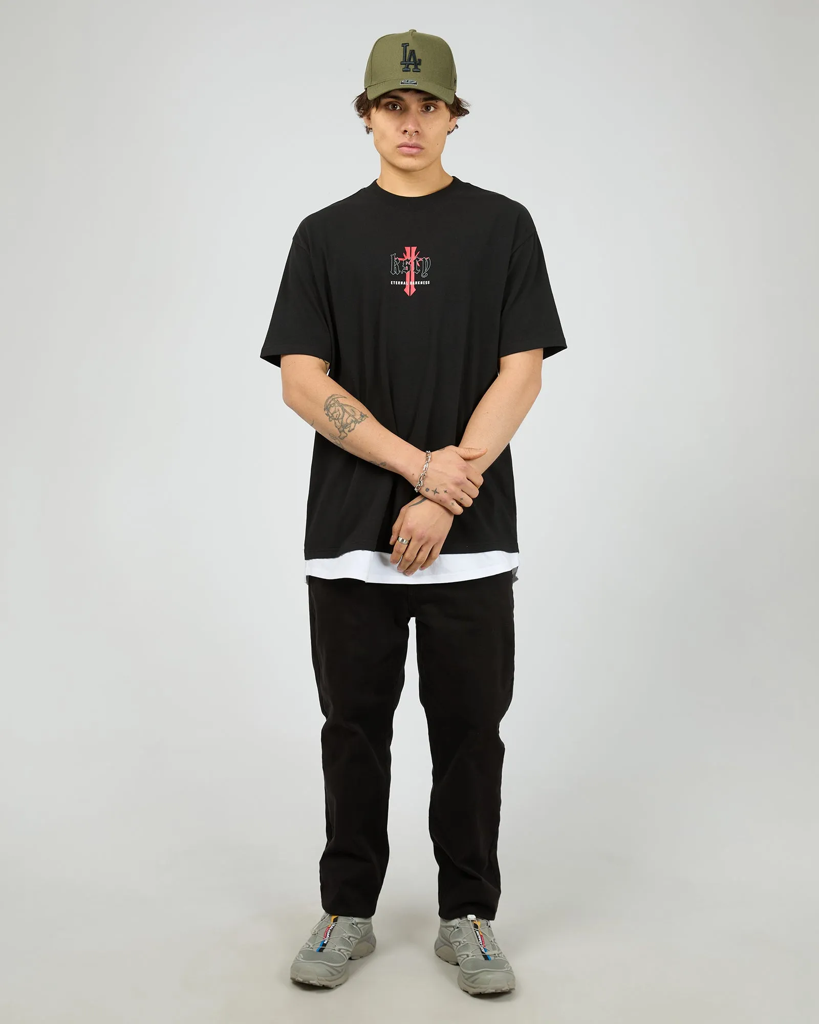 Eternal Box Layer Tee Black sold by edge clothing product image thumbnail 2