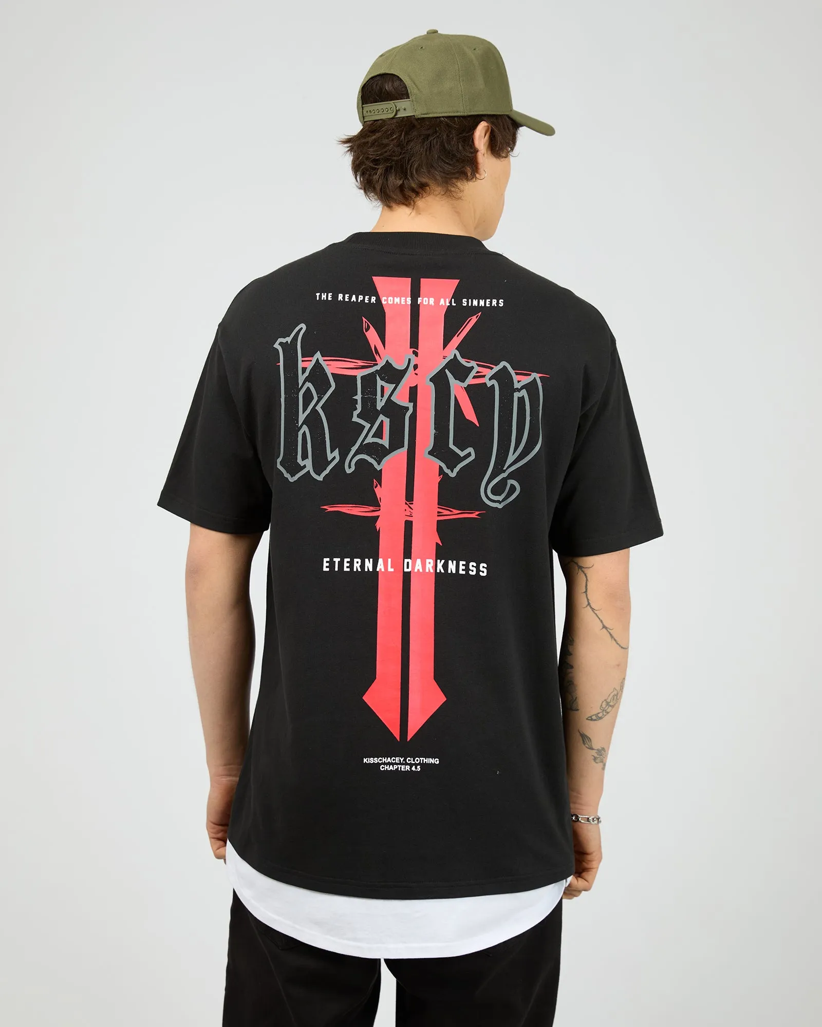 Eternal Box Layer Tee Black sold by edge clothing product image thumbnail 3