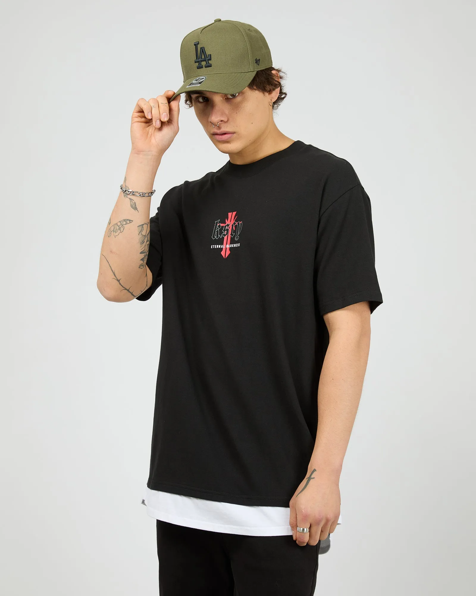Eternal Box Layer Tee Black sold by edge clothing product image thumbnail 4