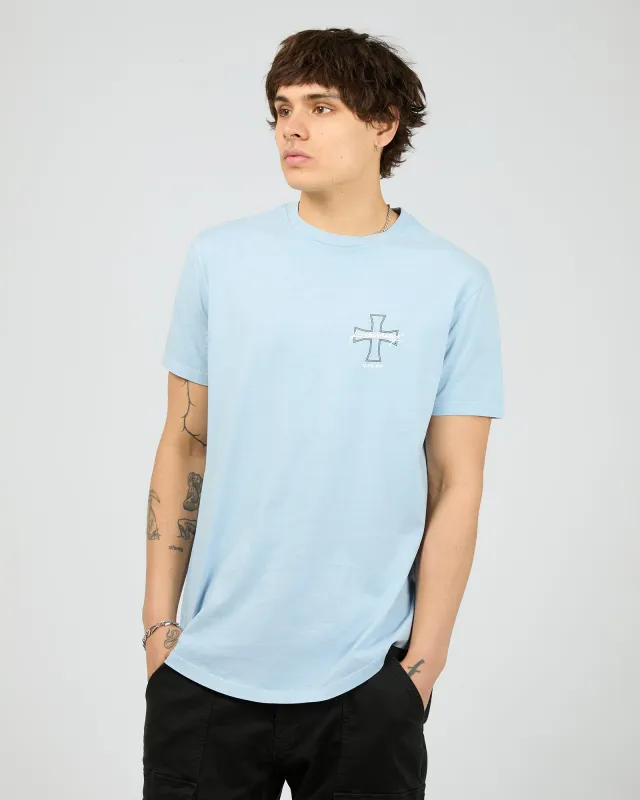 Confession Dual Curved Tee Skyway sold by edge clothing