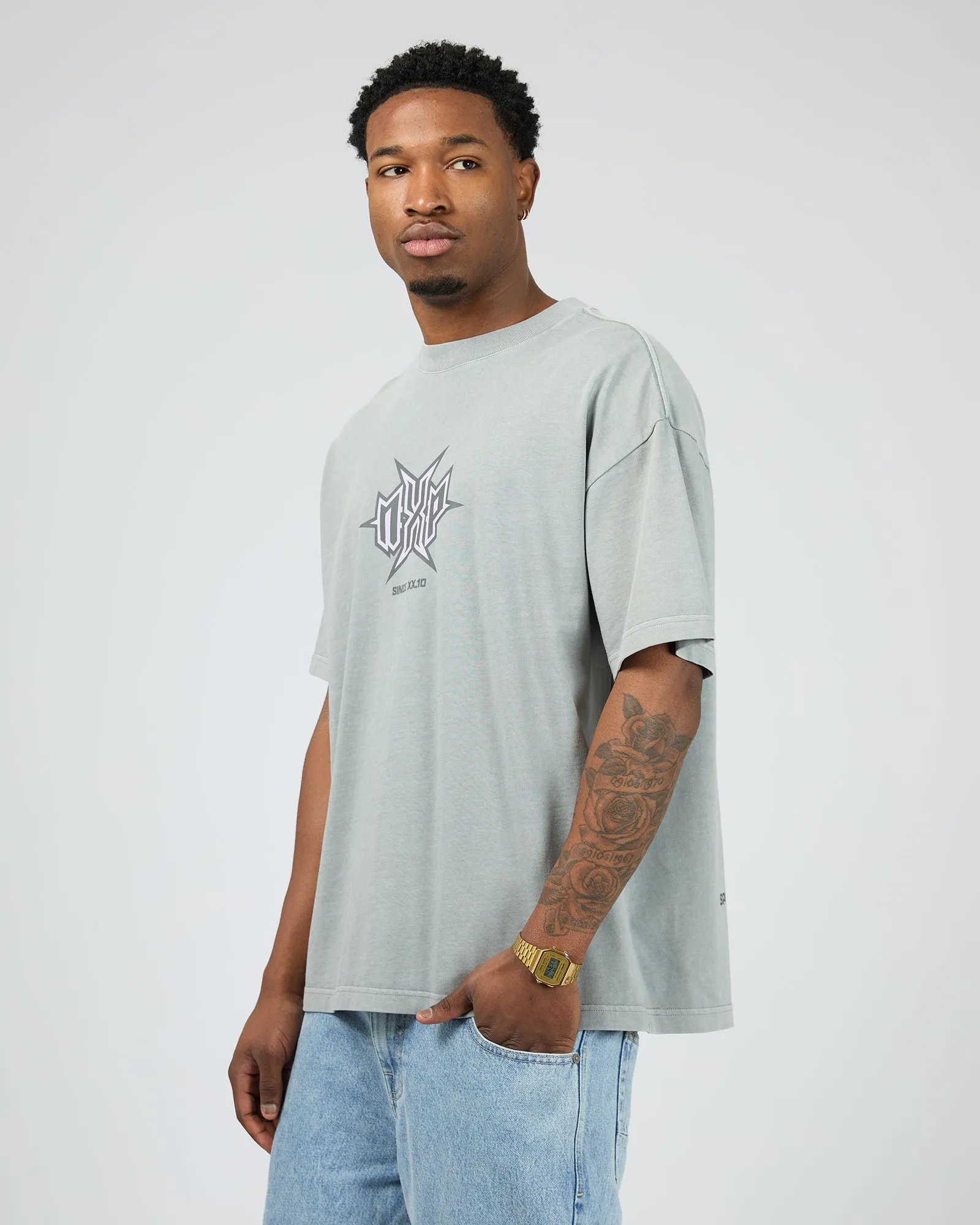 Civil Raptor Tee Grey sold by edge clothing product image thumbnail 4