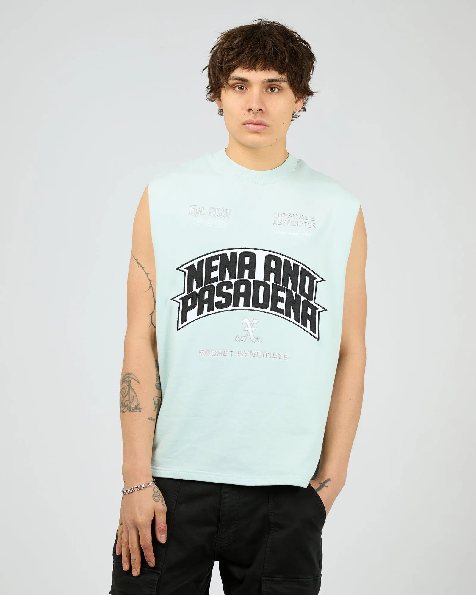 Pride Loopback Raptor Muscle Pale Blue sold by edge clothing