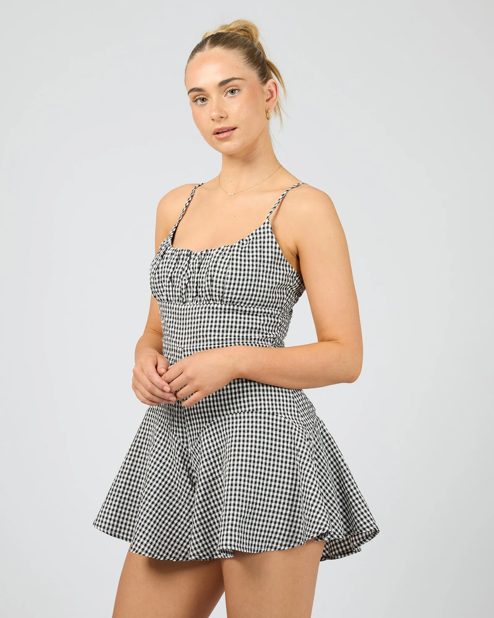 Charli Playsuit Check sold by edge clothing product image thumbnail 4