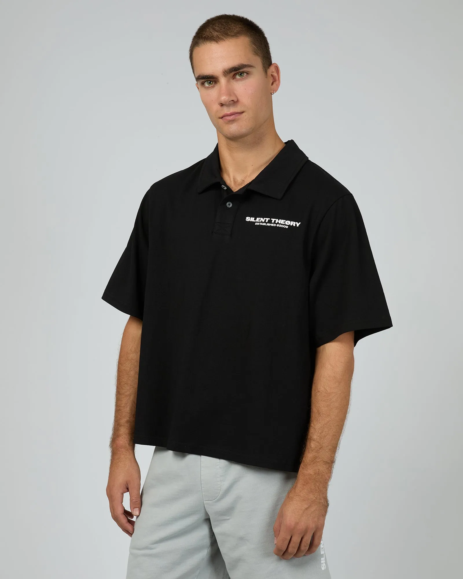 Essential Theory Polo Black sold by edge clothing product image thumbnail 4