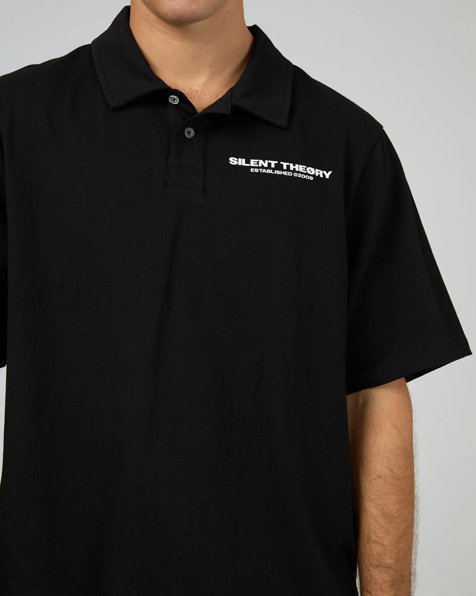 Essential Theory Polo Black sold by edge clothing product image thumbnail 5