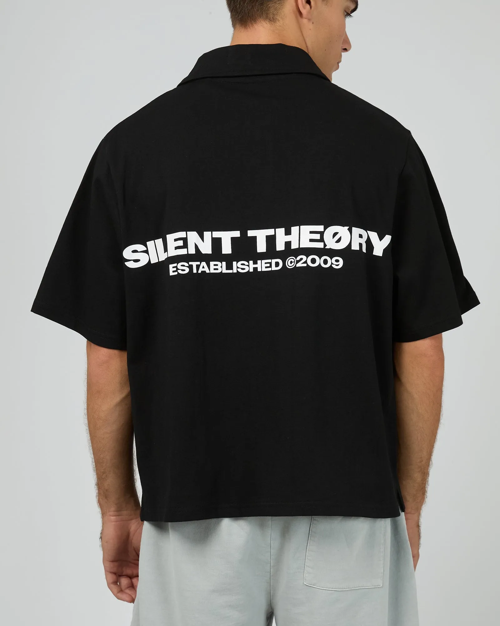 Essential Theory Polo Black sold by edge clothing product image thumbnail 3