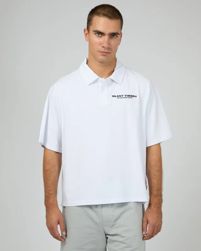 Essential Theory Polo White made by edge clothing