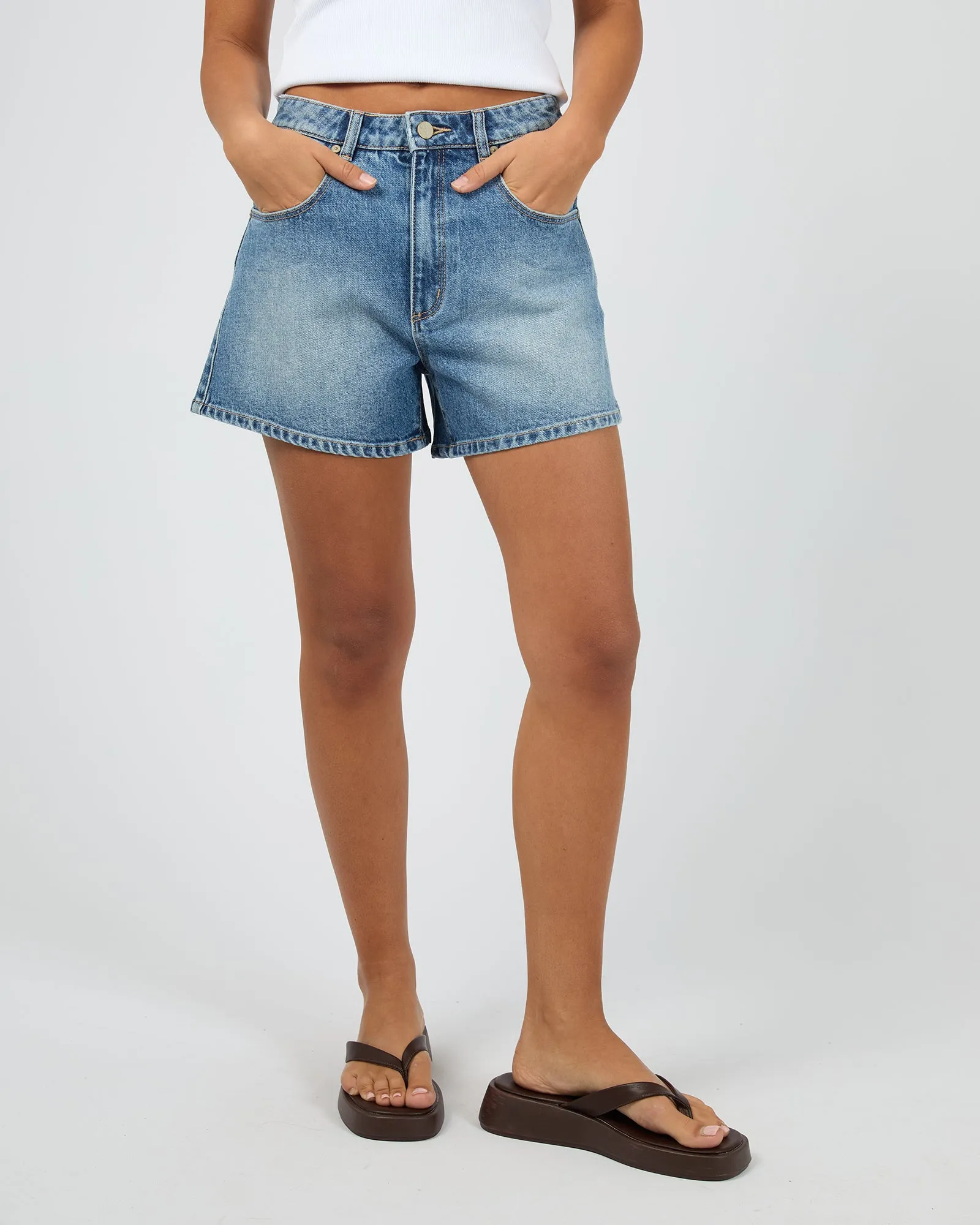 Venice Denim Short Paloma Blue sold by edge clothing