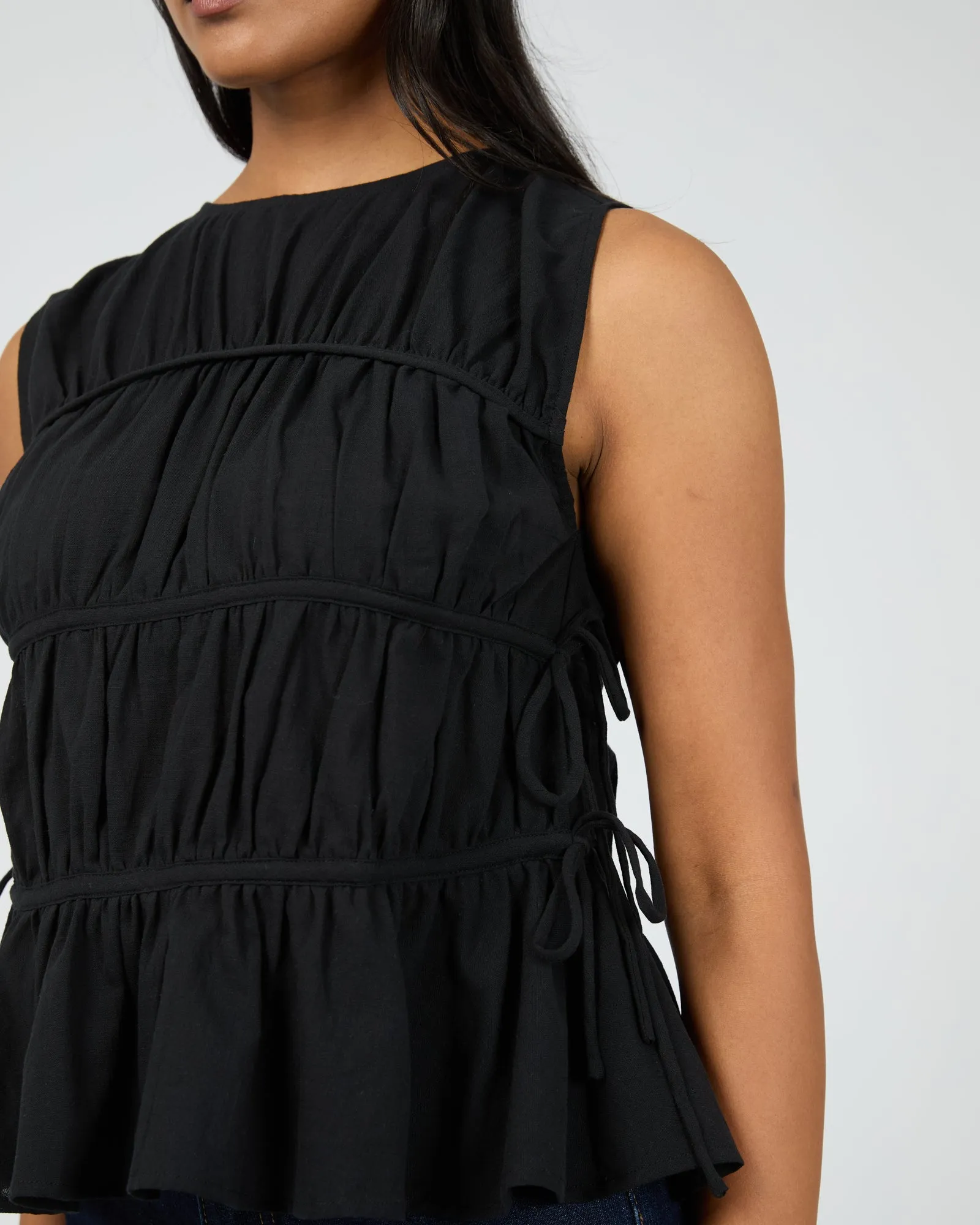 Lou Lou Tie Top Black sold by edge clothing product image thumbnail 4