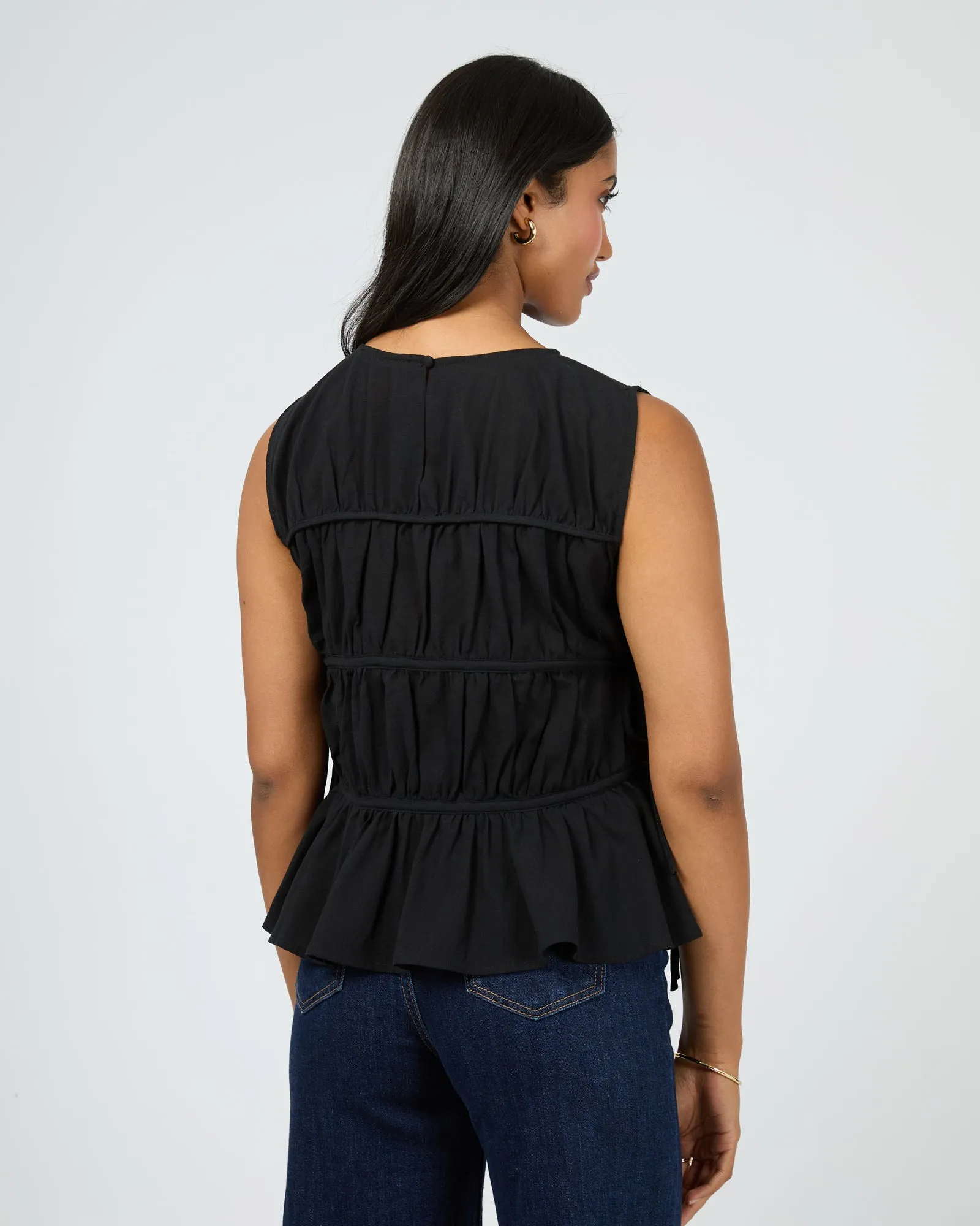 Lou Lou Tie Top Black sold by edge clothing product image thumbnail 3