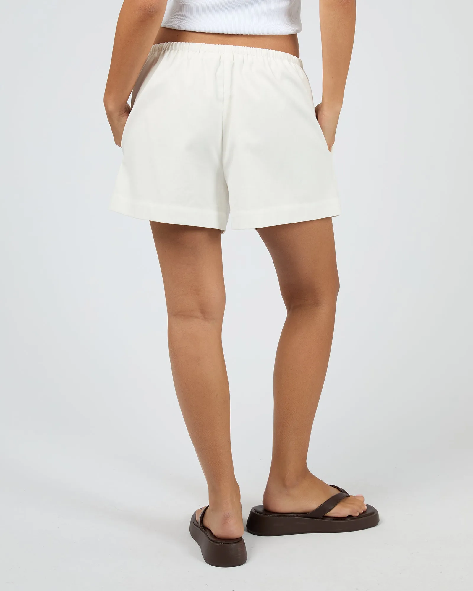 Aftersun Elastic Short White sold by edge clothing product image thumbnail 3