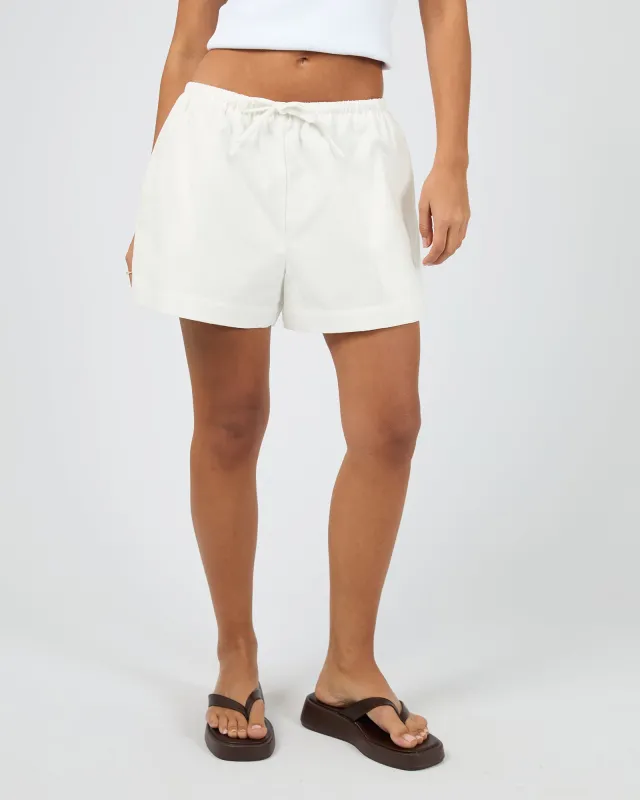 Aftersun Elastic Short White sold by edge clothing