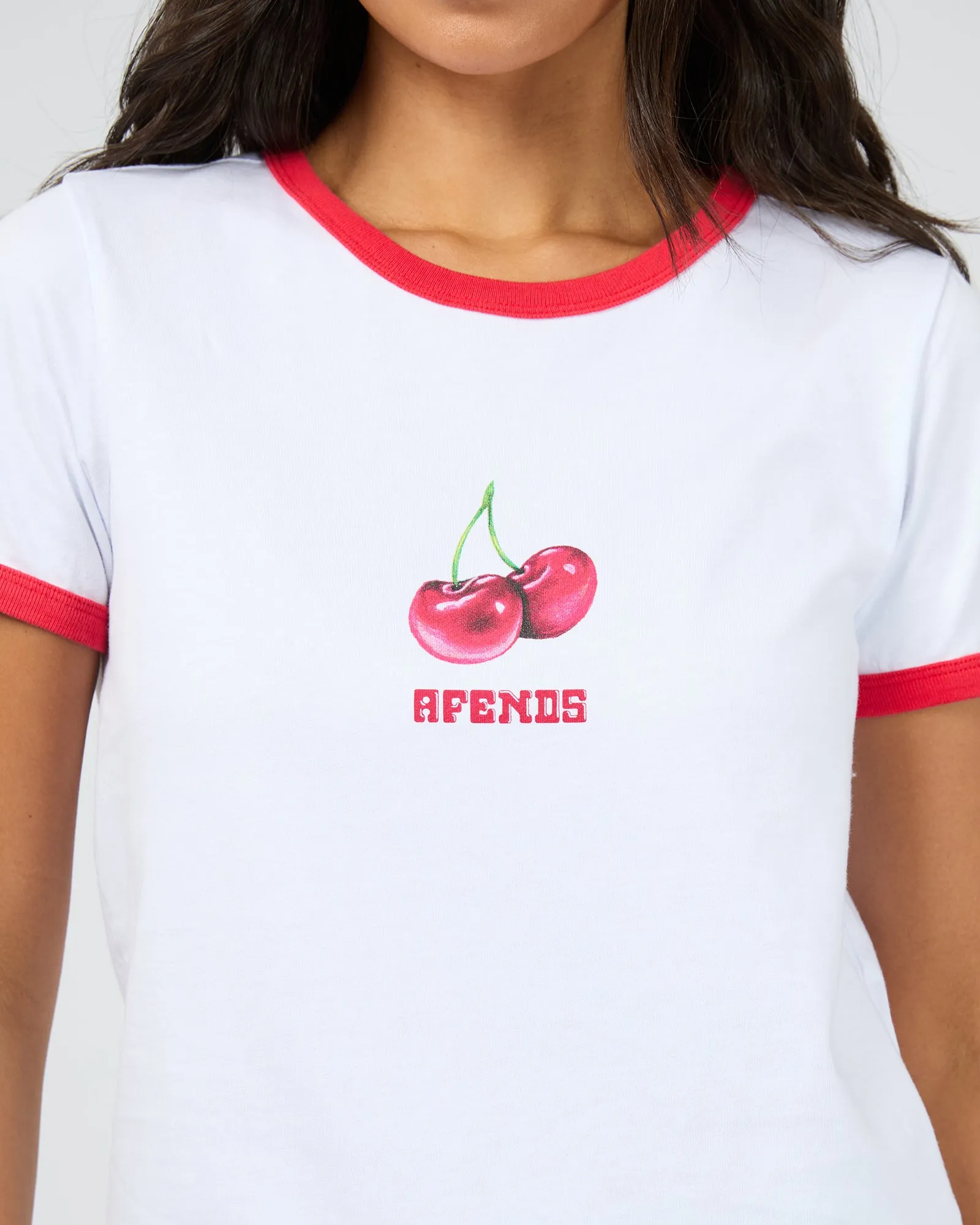 Abiza Recycled Raglan Tee Tomato sold by edge clothing product image thumbnail 5